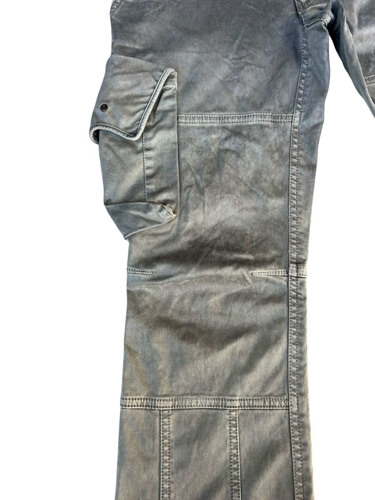 Tete Homme Tete Homme Gas Mask Cargo Stretch Trouser Flare Pant Size US 28 / EU 44 - 9 Thumbnail