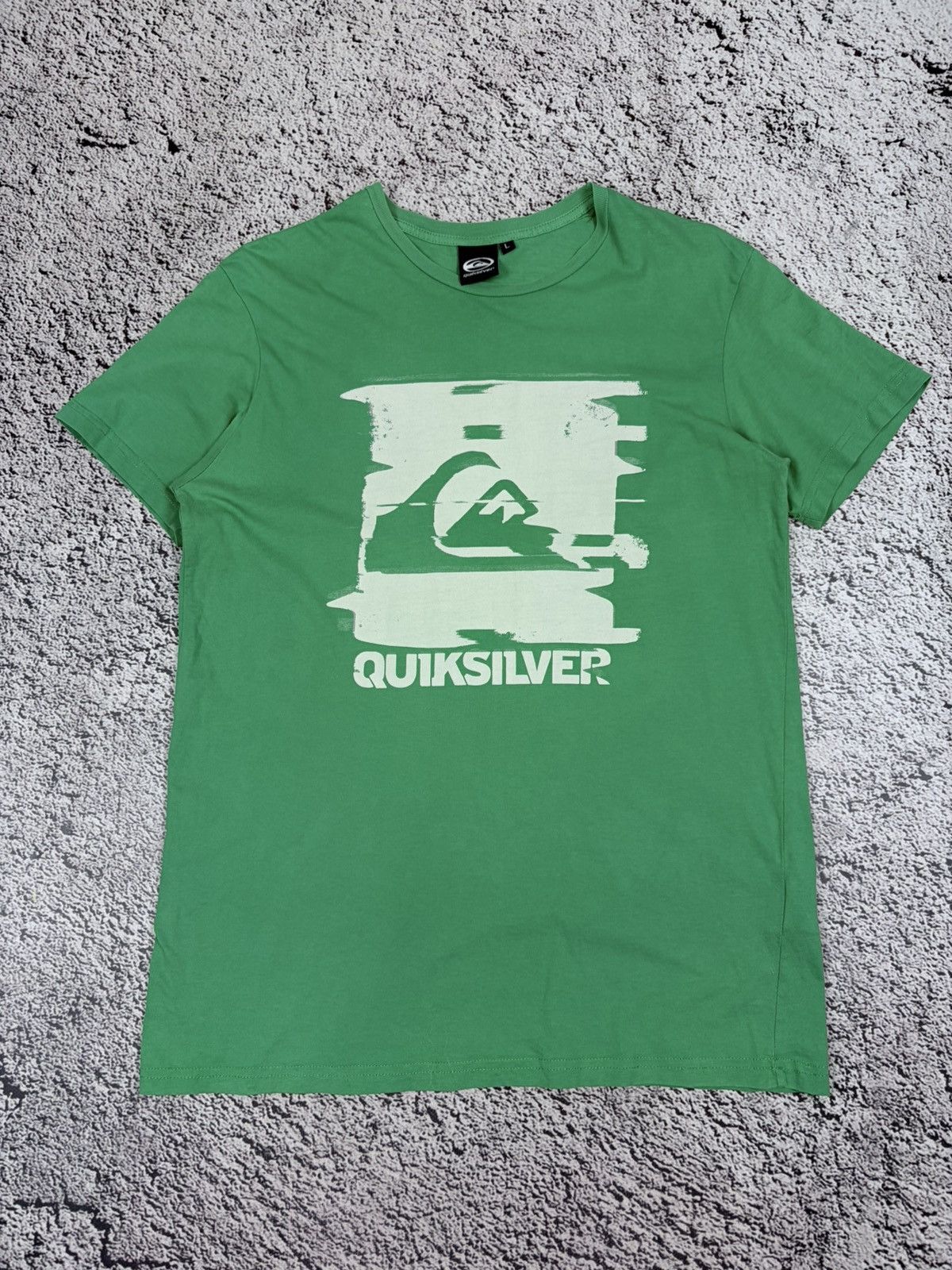 Quiksilver Vintage Quiksilver Logo Green T-Shirt Skater Surf Y2K L Size US L / EU 52-54 / 3 - 2 Thumbnail