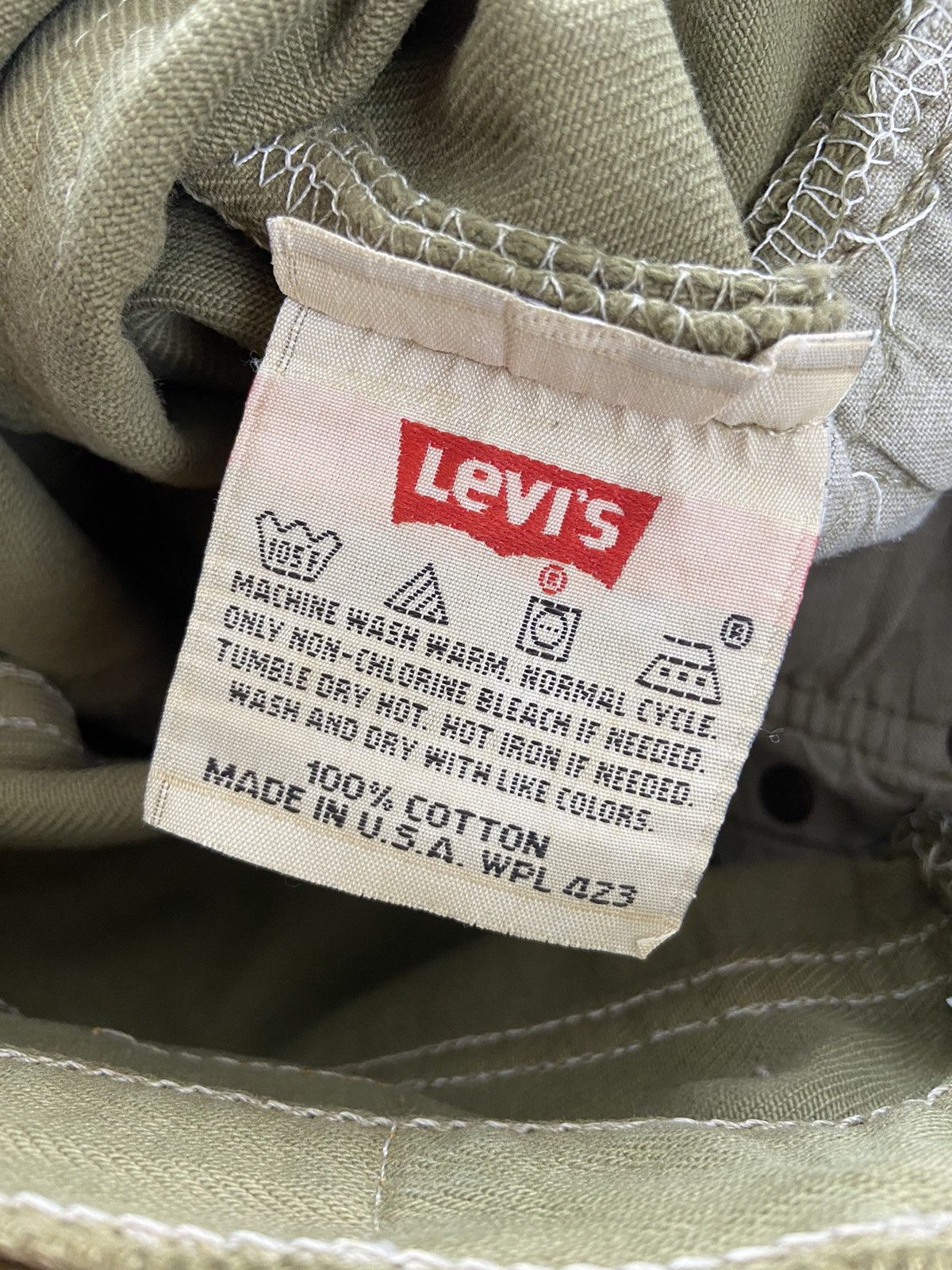 Levi's × Levi's Vintage Clothing Vintage 1990’s Levis 501 Button 520 Green Denim Pants Size US 30 / EU 46 - 10 Thumbnail