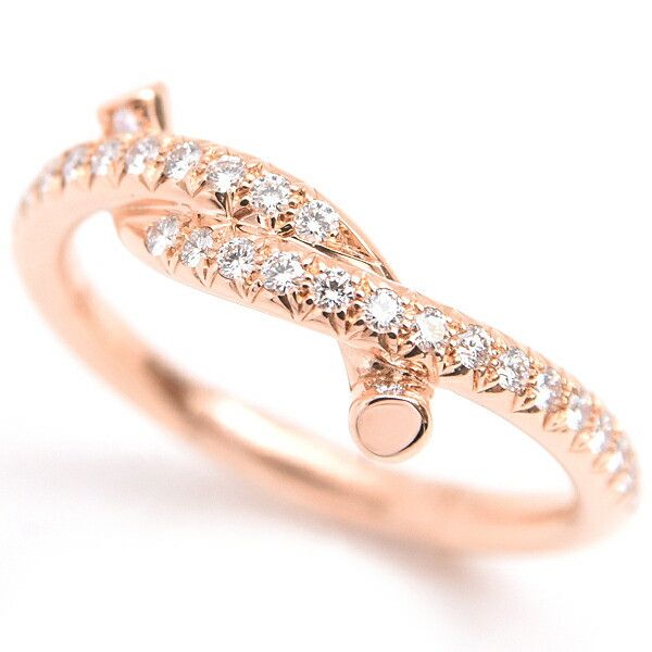 Cartier Cartier Cartier Entrelacés 750PG Diamond Ring Size 50 Leather Ring Size ONE SIZE - 1 Thumbnail