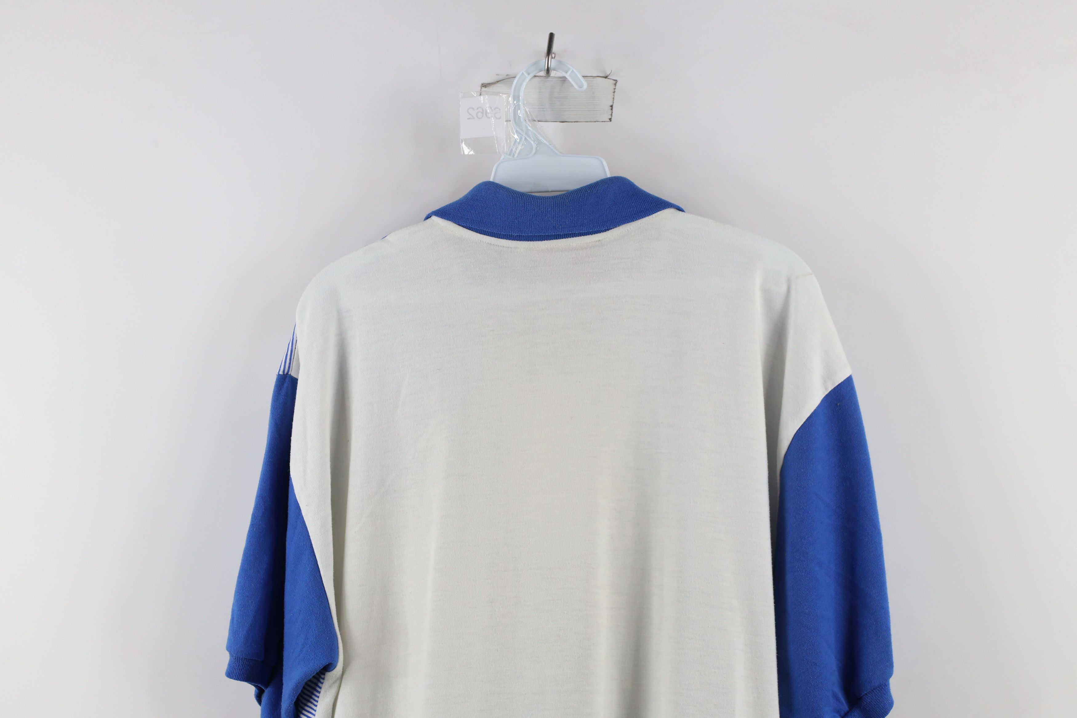 Vintage Vintage 90s Streetwear Striped Collared Pullover Polo Size US L / EU 52-54 / 3 - 10 Thumbnail