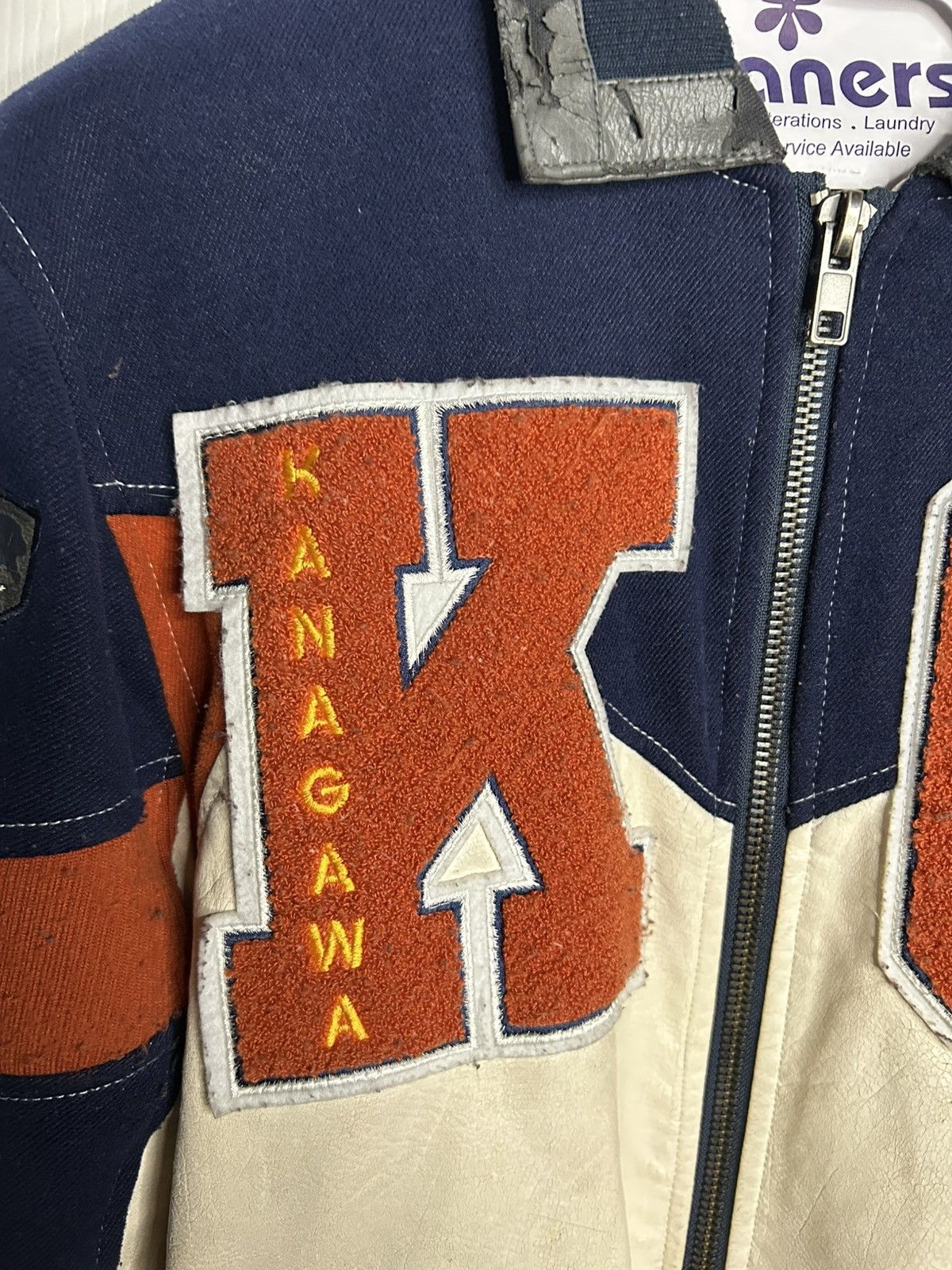 Japanese Brand Vintage All Japan Cities Games Leather Varsity Jacket Size US M / EU 48-50 / 2 - 3 Thumbnail