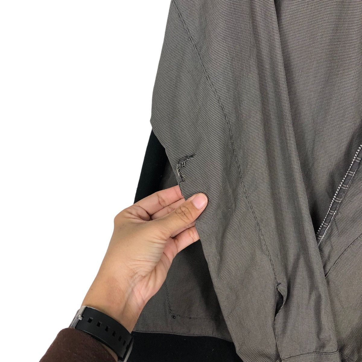 Burberry 🔥Vintage Bomber Jacket Zipper Burberry Black Label Size US M / EU 48-50 / 2 - 16 Thumbnail