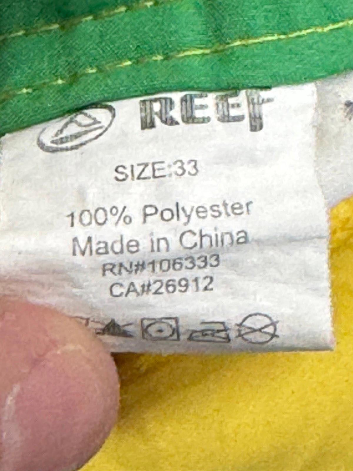 REEF Very Rare Vintage Y2K Reef Board Shorts Surf 90s Sz M (33) Size US 32 / EU 48 - 6 Thumbnail