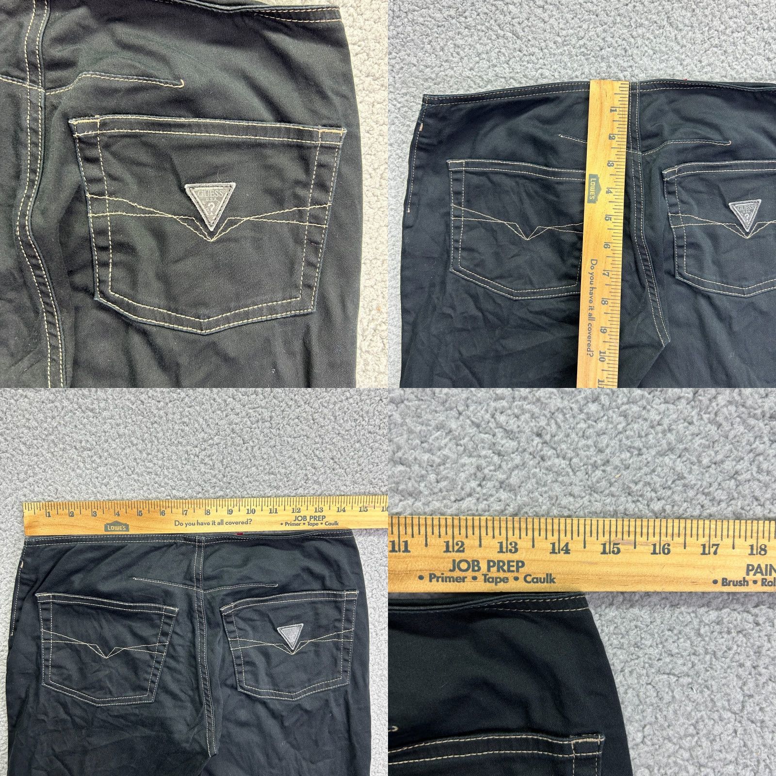 Guess GUESS Pants Womens 28 Black Bootcut Ankle Zip High Waist Pockets Modern Regular Girls Mens Vegetarian? Size 28" / US 6 / IT 42 - 8 Thumbnail