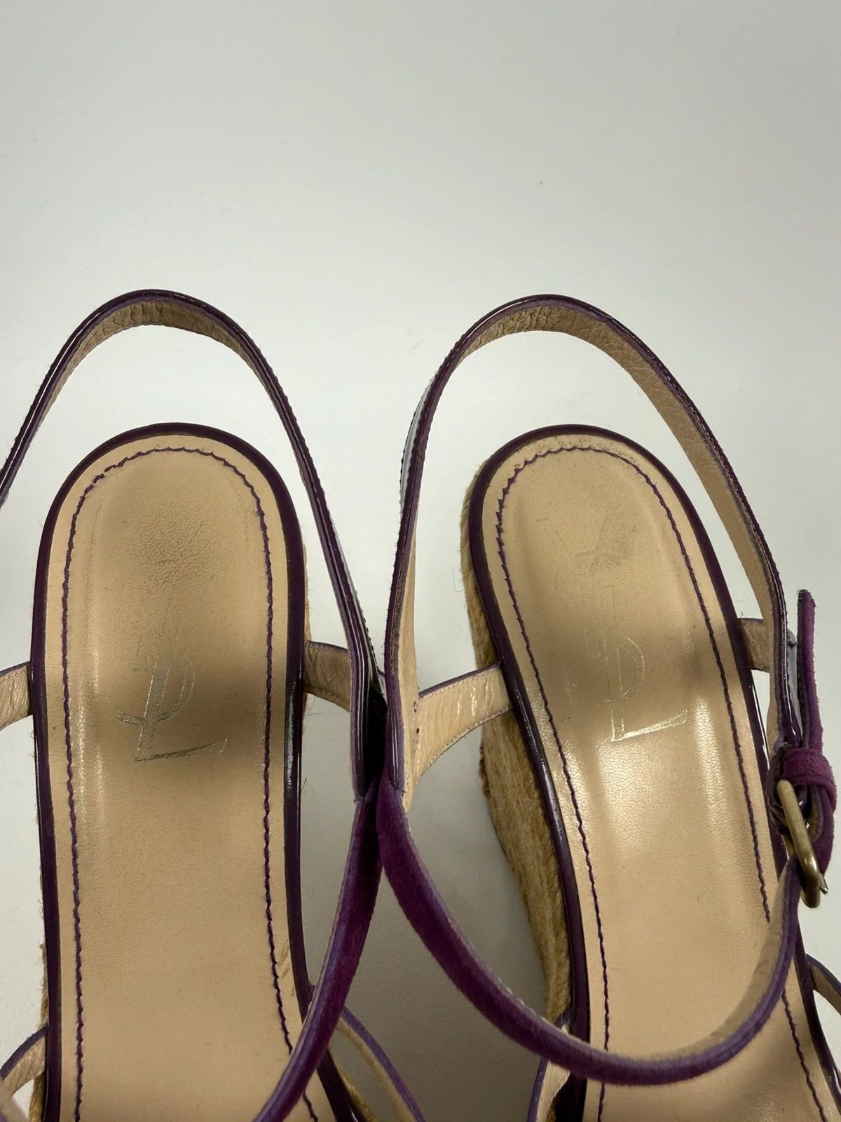 Yves Saint Laurent Yves Saint Laurent Wedge Sandals size 41 Size US 10 / IT 40 - 8 Thumbnail