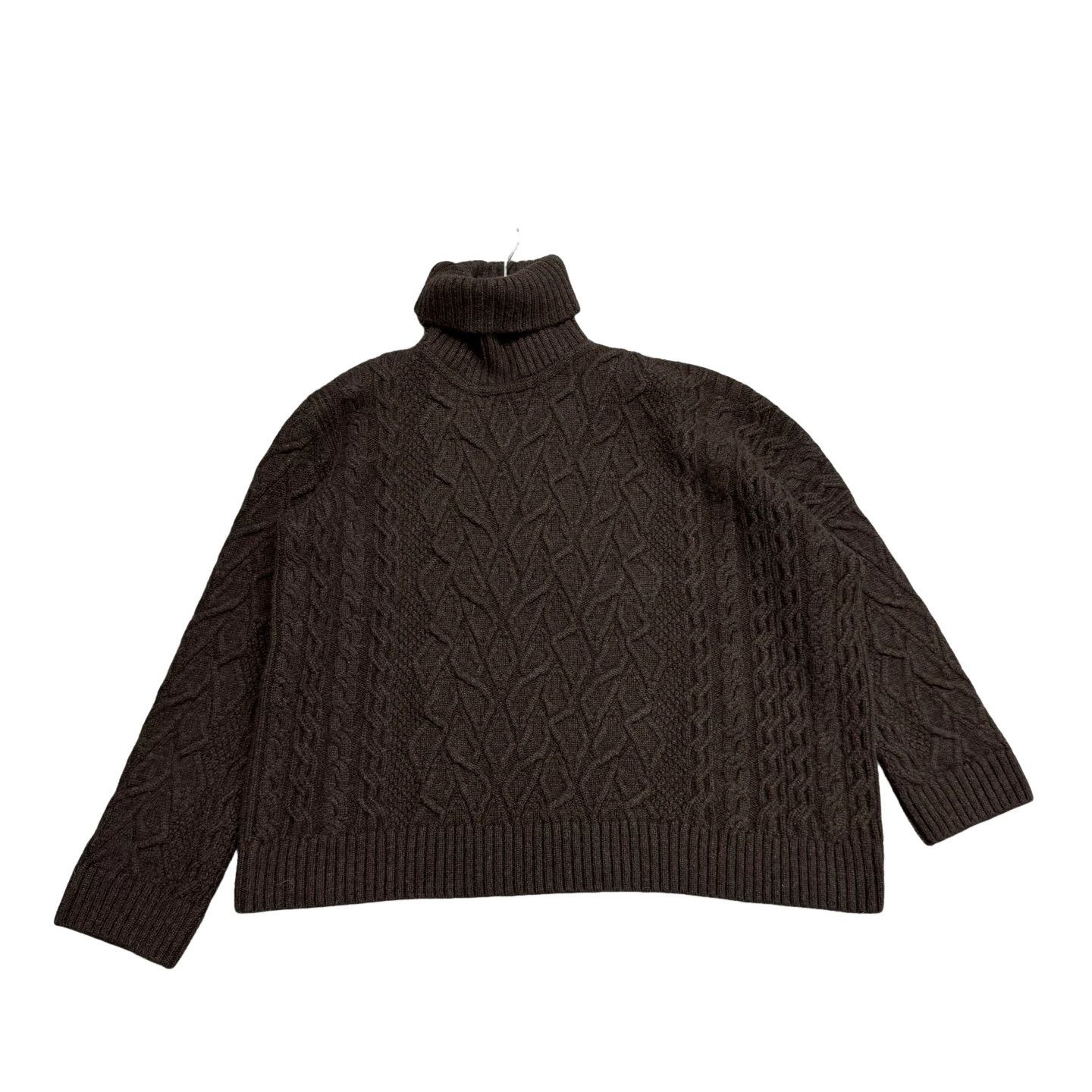 Loro Piana Loro Piana Brown Cashmere Cable Knit Sweater M Size US M / EU 48-50 / 2 - 1 Thumbnail