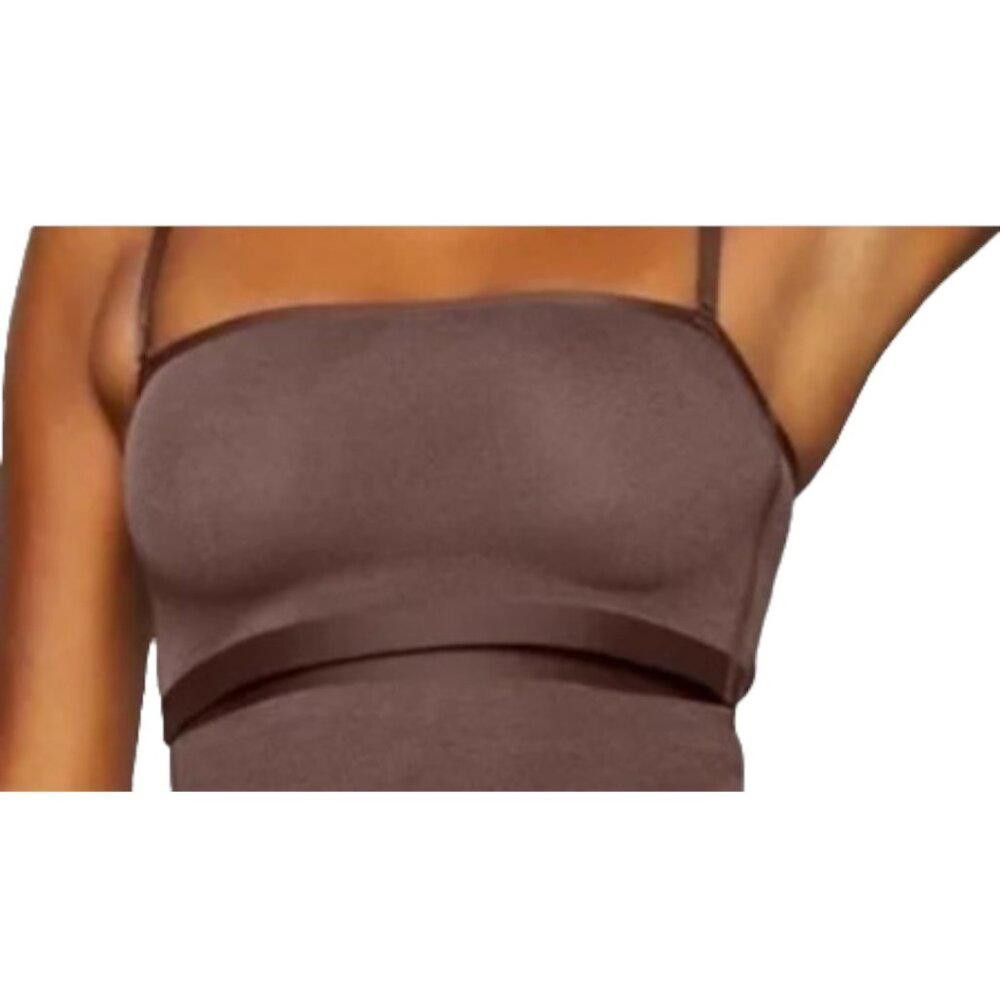 Designer SKB1708 Skims NWT Sheer Sculpt Bandeau Espresso 3X Size ONE SIZE - 2 Thumbnail