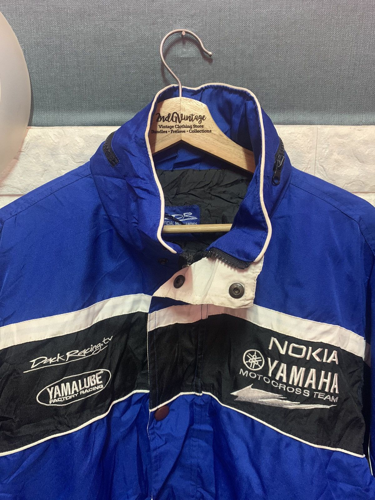 Yamaha RARE!! Light Jacket Racing YAMAHA Size US L / EU 52-54 / 3 - 4 Thumbnail