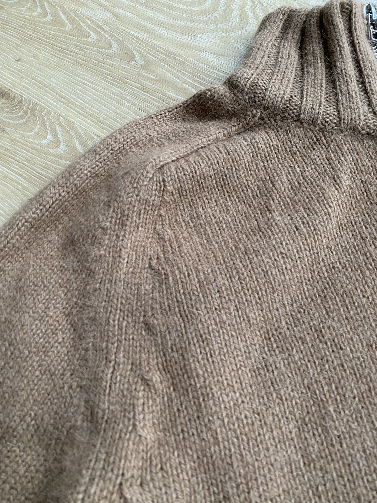 Norse Projects $540 - Bruno Alpaca Half Zip - Duffle Brown Size US M / EU 48-50 / 2 - 19 Thumbnail