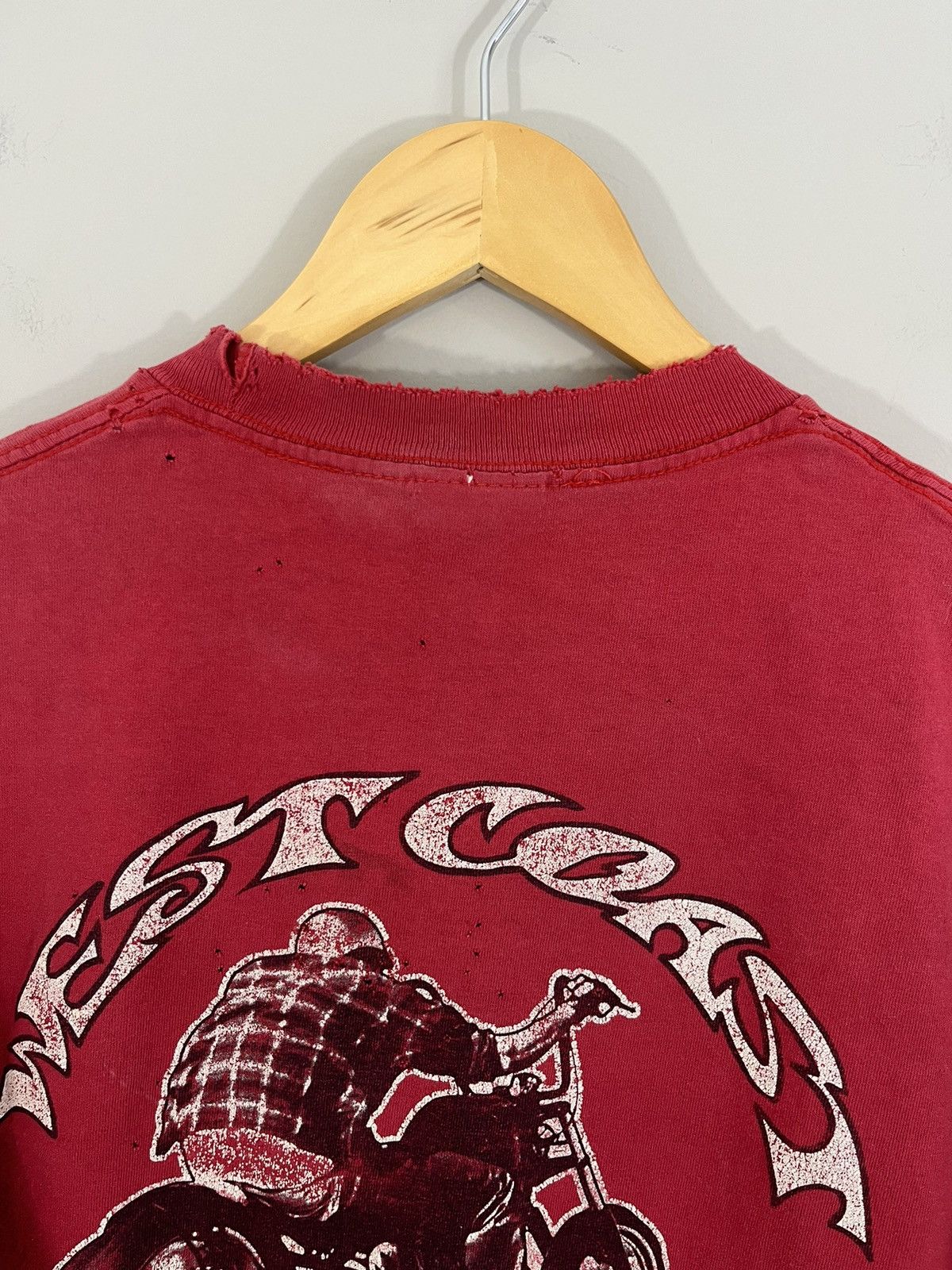 Vintage West Coast Choppers Perfect Sun Faded Thrashed Moto Tee Size US M / EU 48-50 / 2 - 10 Thumbnail