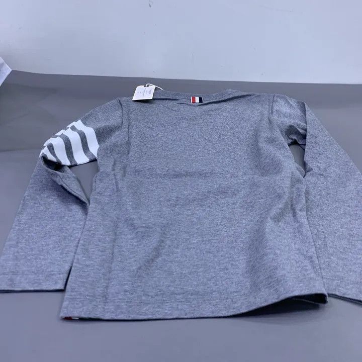 Thom Browne Thom Browne Kids Long Sleeve Striped Tee -2507 Size US S / EU 44-46 / 1 - 6 Thumbnail