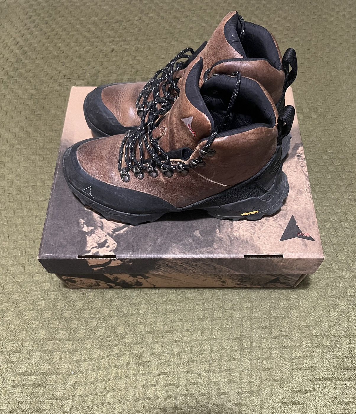 Designer × ROA Roa leather lace up boots Size US 7 / EU 40 - 3 Thumbnail