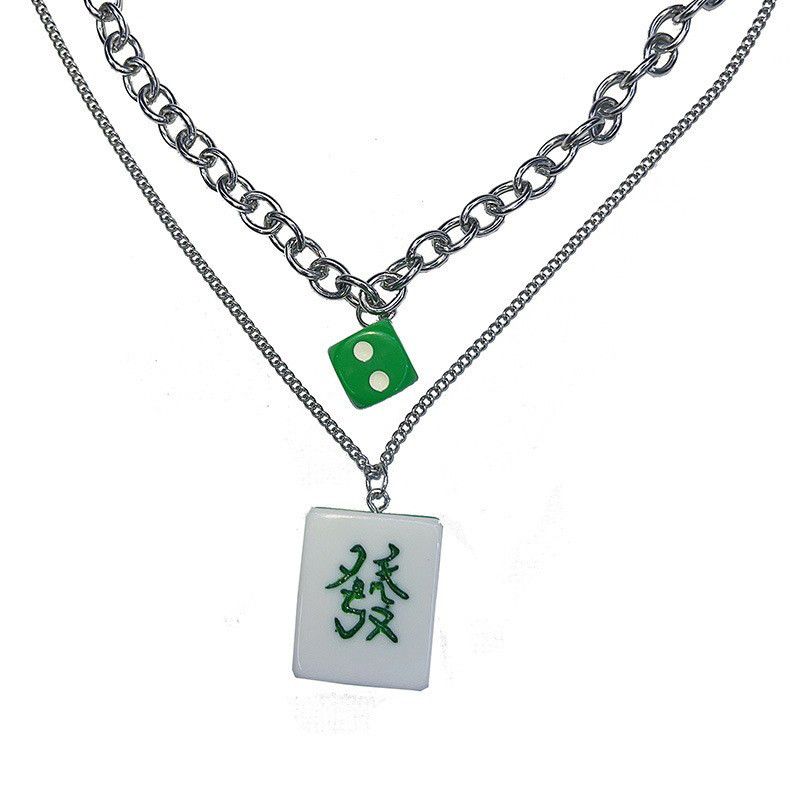 Other Mahjong Punk STEAL! Y2K Chains Necklace Chain Size ONE SIZE - 5 Thumbnail