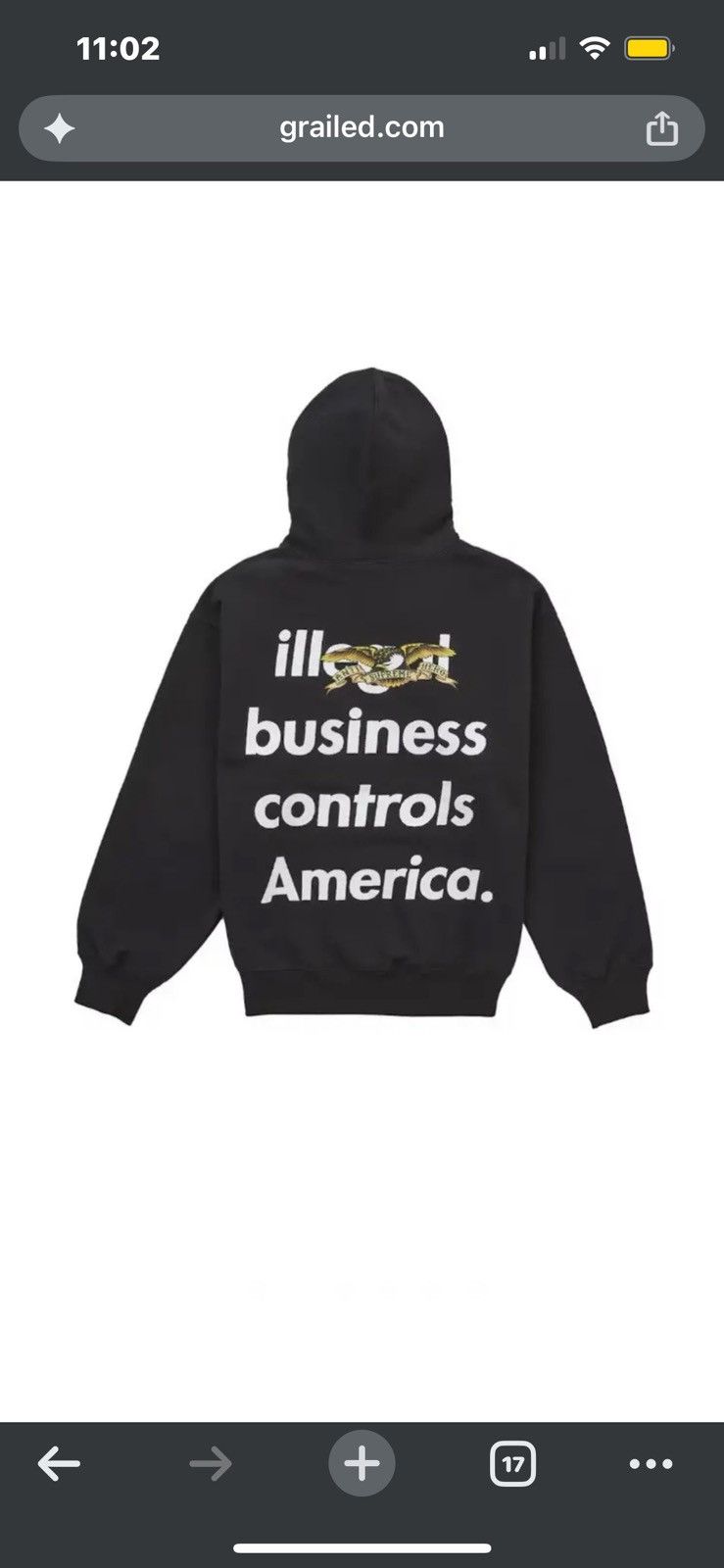 Antihero × Supreme Supreme X Antihero Size US M / EU 48-50 / 2 - 5 Thumbnail