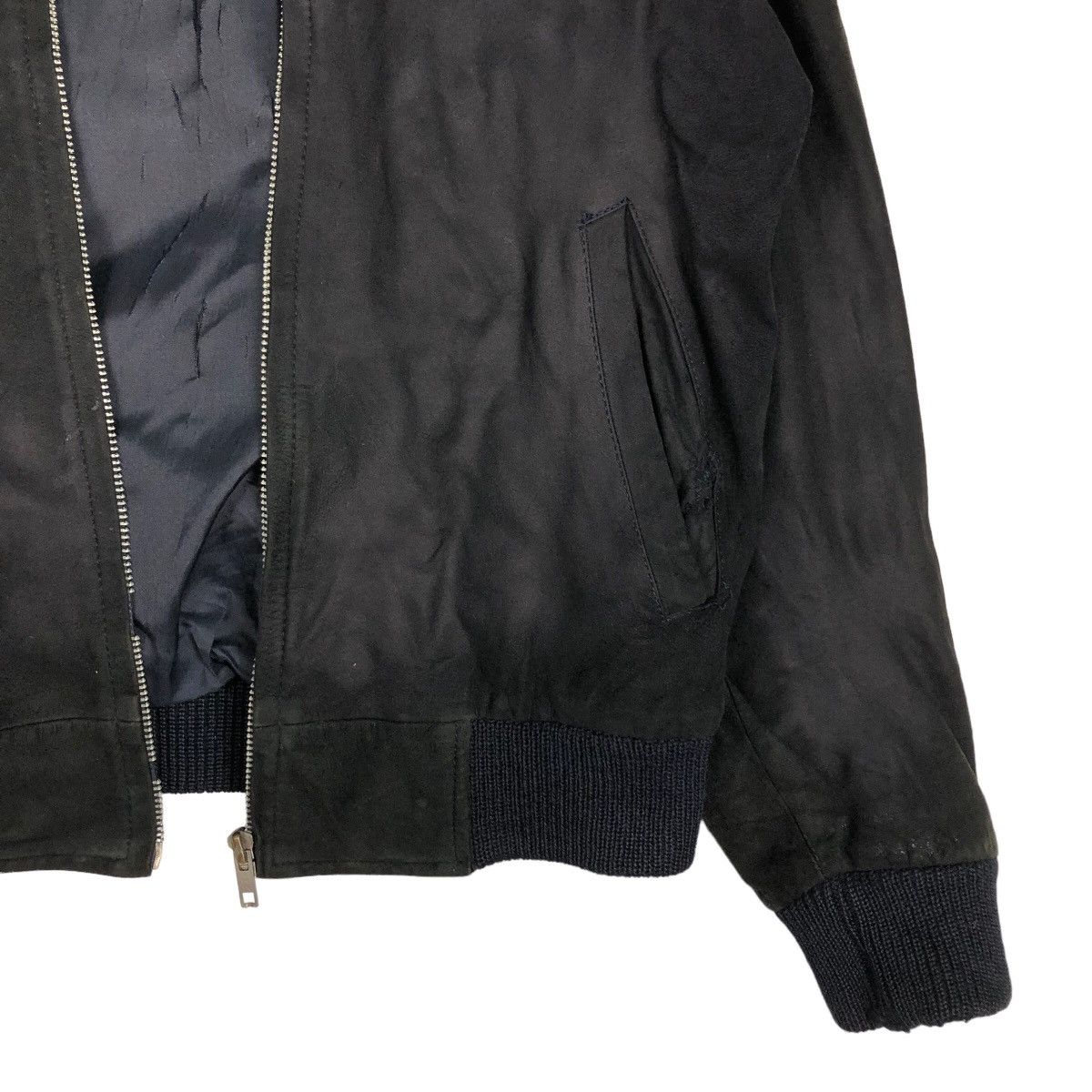 Japanese Brand 🔥90’s Vintage Genuine Leather Jacket Bomber Japan Made Size US L / EU 52-54 / 3 - 3 Thumbnail
