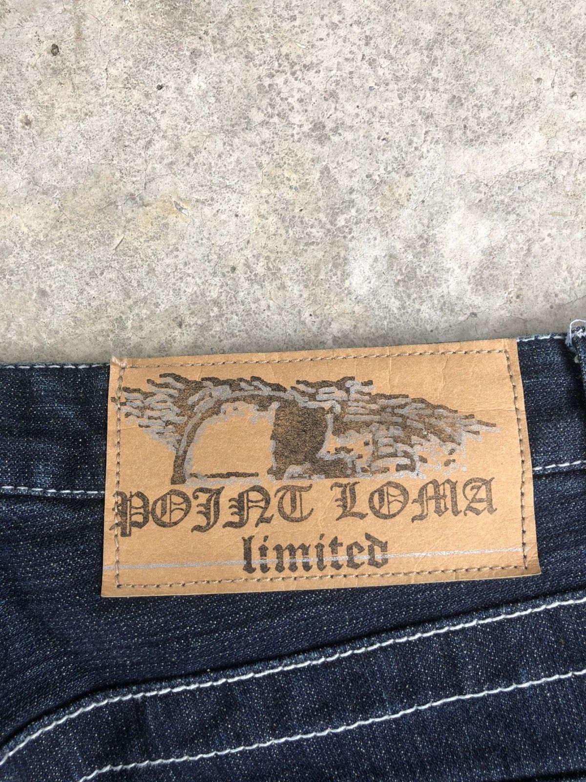 If Six Was Nine Japanese Limited Flared Jeans White Stitch Distressed Denim Size US 32 / EU 48 - 18 Thumbnail