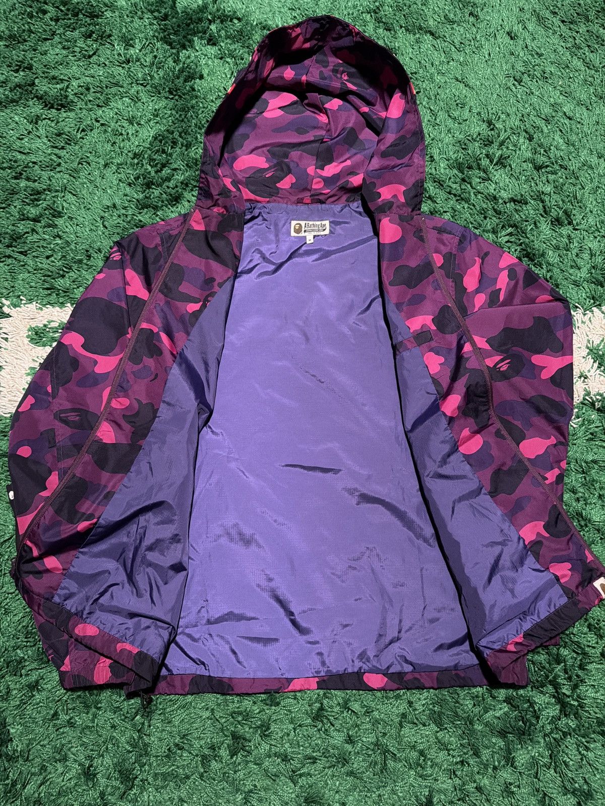 Bape Bape Purple Camo Windbreaker Size US M / EU 48-50 / 2 - 8 Thumbnail