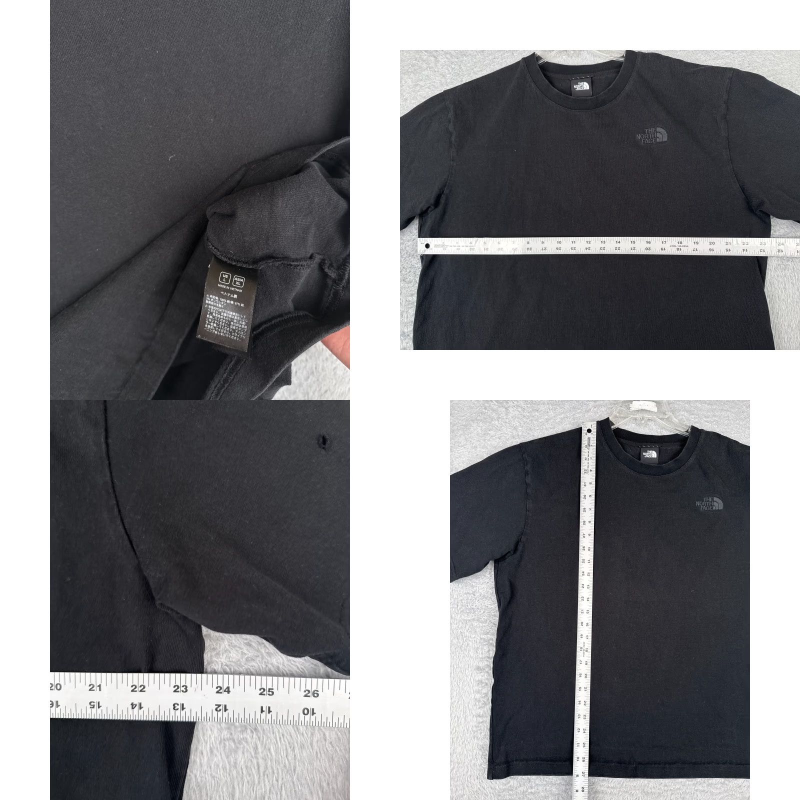 The North Face VINTAGE The North Face Shirt Men Large Black Short Sleeve Crew Neck Cotton Hike Camp Size US L / EU 52-54 / 3 - 8 Thumbnail