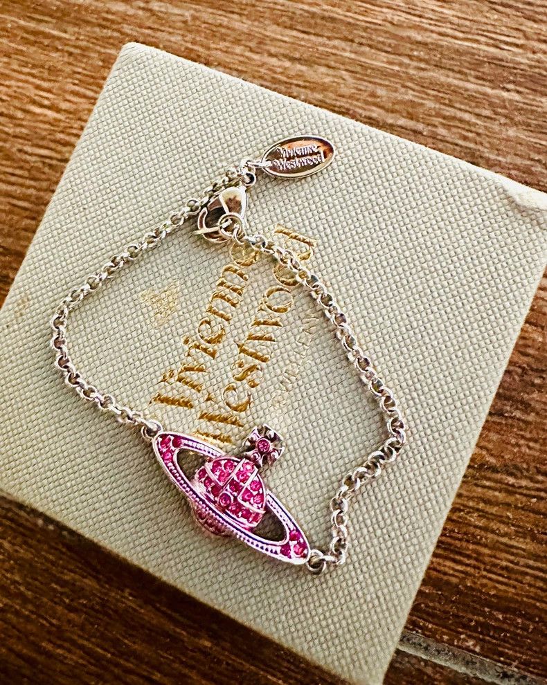 Vivienne Westwood Vivienne Westwood Vintage Saturn Pink Quartz Bracelet Size ONE SIZE - 1 Thumbnail