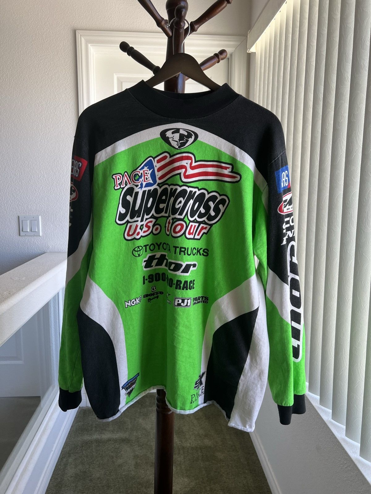 Vintage Toyota Racing Long Sleeve Size US L / EU 52-54 / 3 - 1 Thumbnail