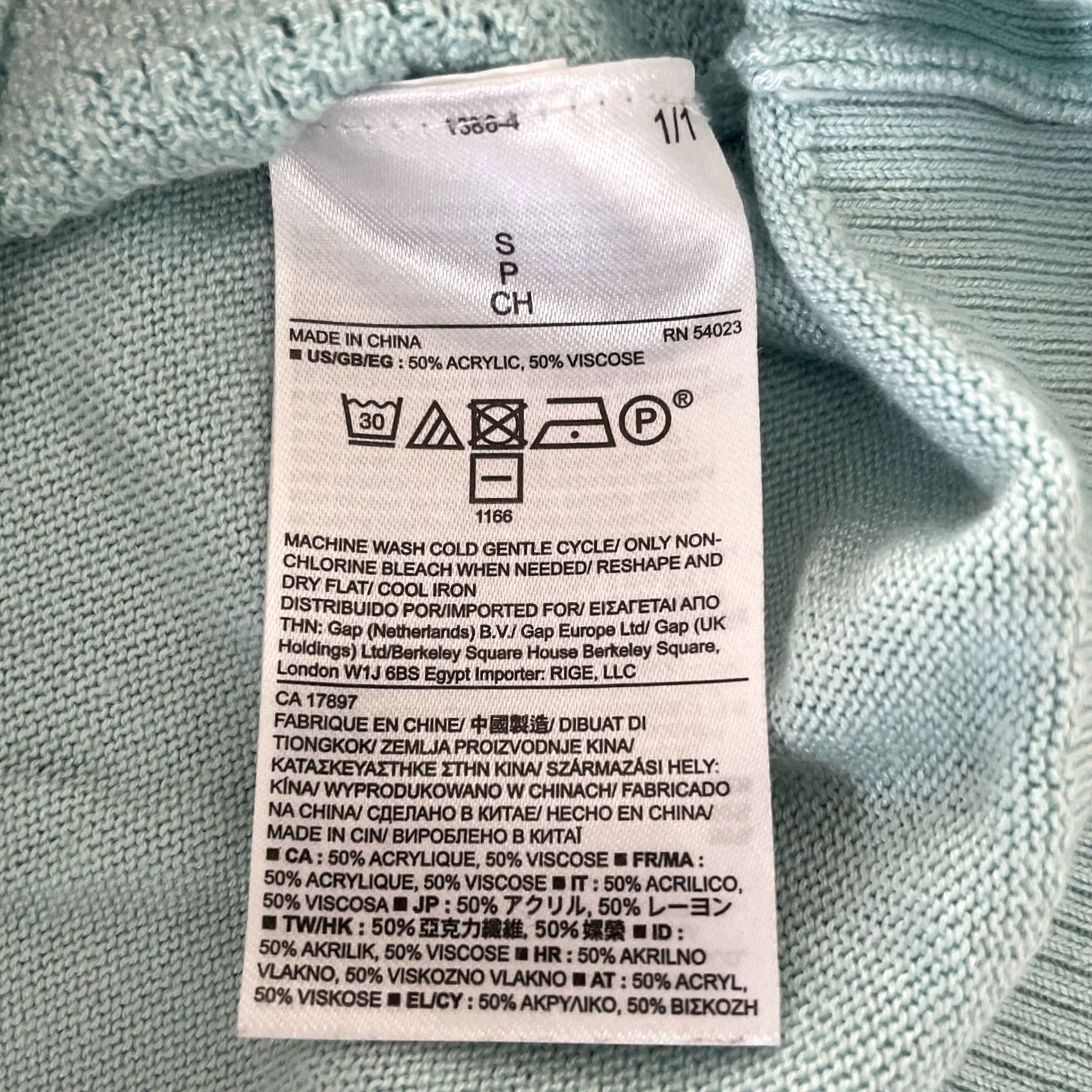 Banana Republic Banana Republic Sweater Women’s Size S Long Sleeve Teal Pullover Knit Casual Regular Size S / US 4 / IT 40 - 4 Thumbnail