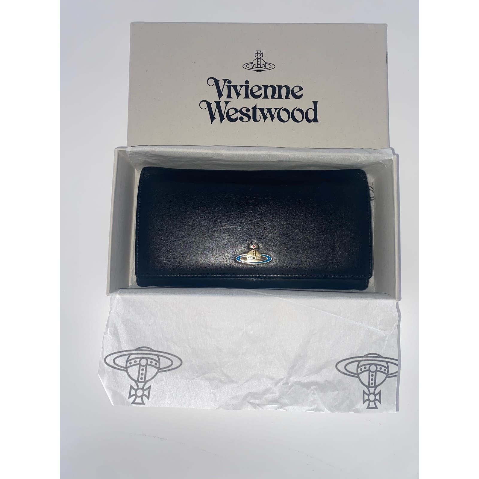image of Vintage Vivienne Westwood Black Long Wallet, Women's