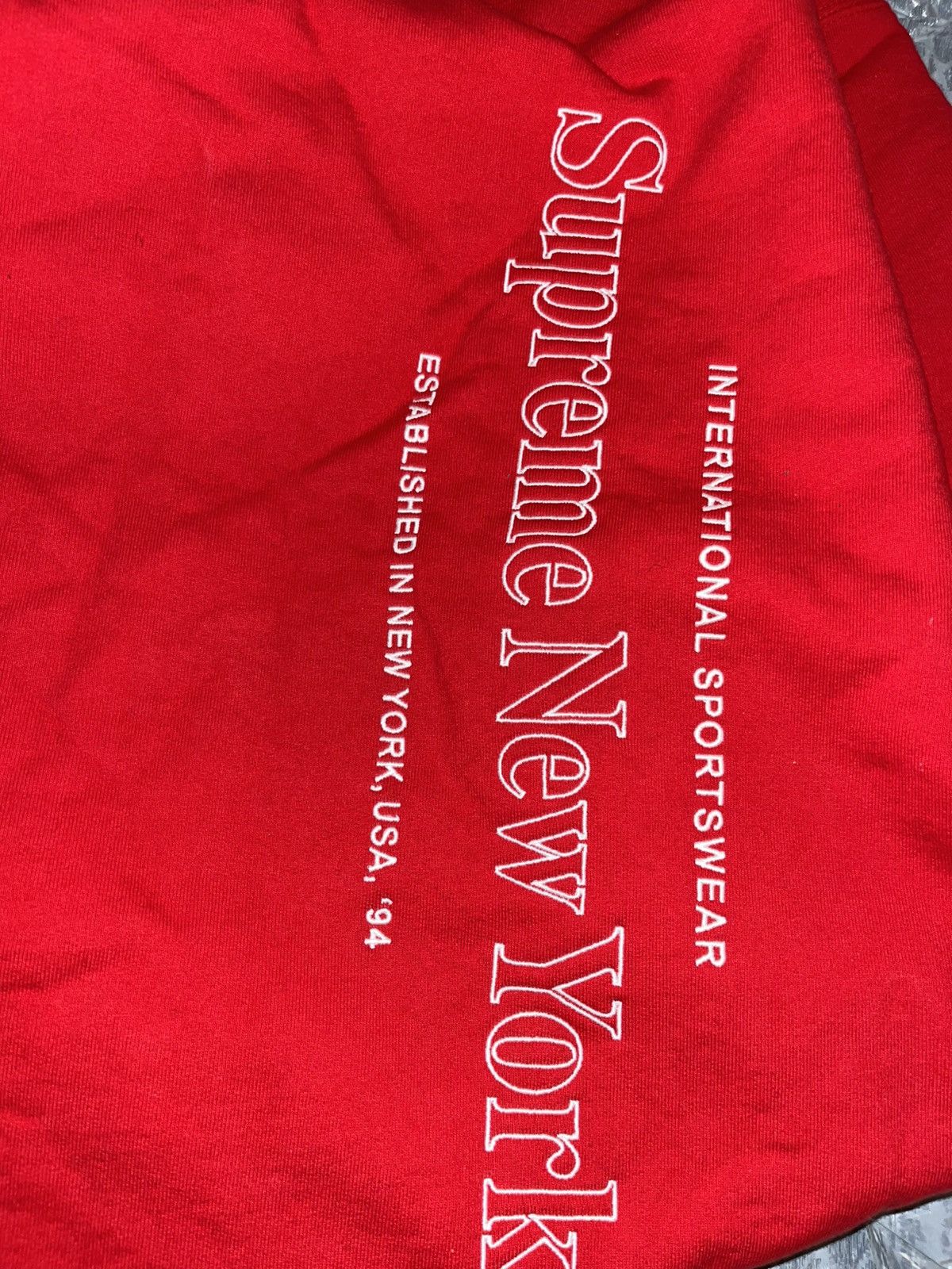 Supreme Supreme side logo crewneck Size US XL / EU 56 / 4 - 1 Thumbnail
