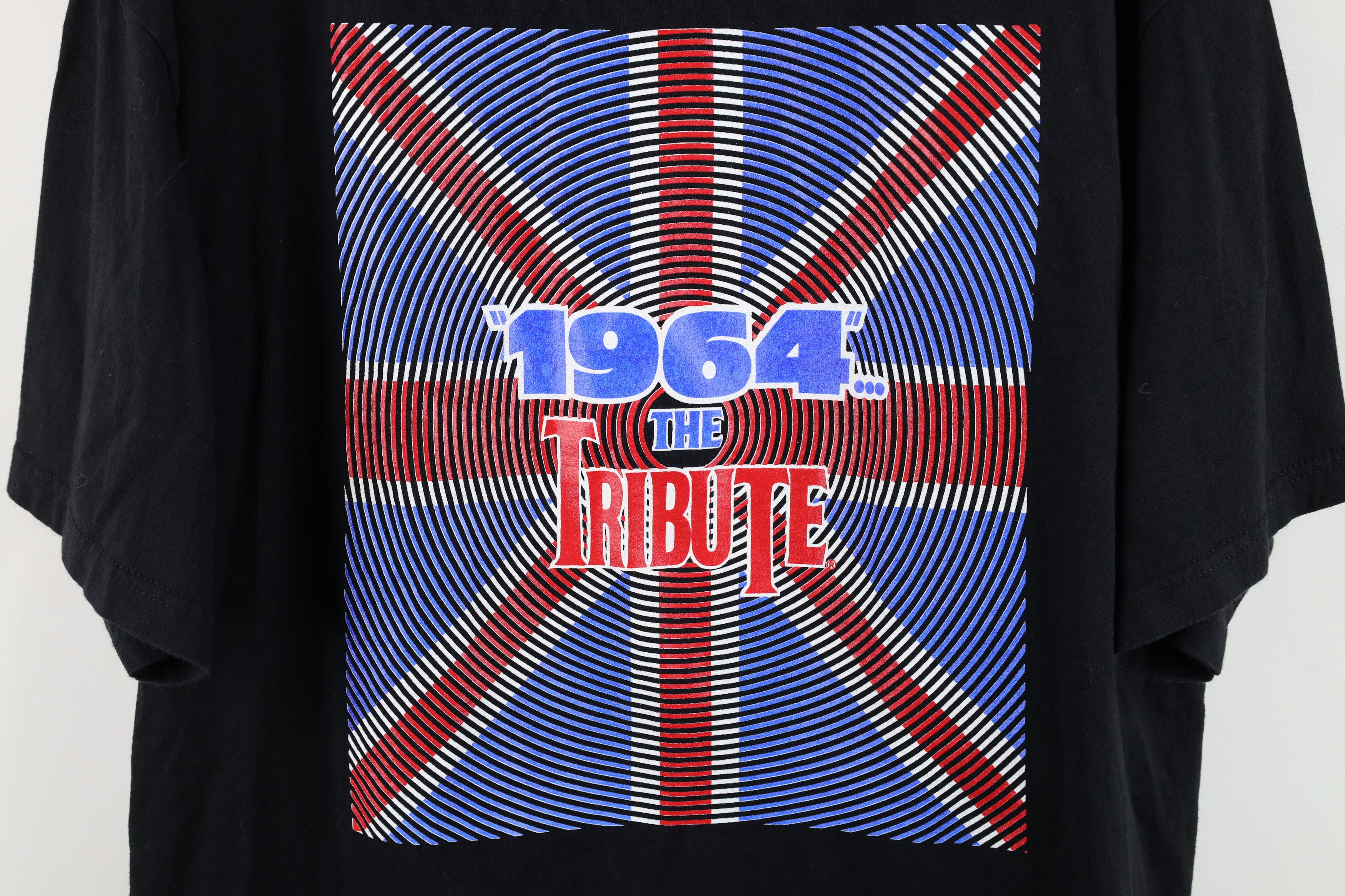Vintage Vintage 90s The Tribute Band The Beatles T-Shirt Black USA Size US XXL / EU 58 / 5 - 4 Thumbnail