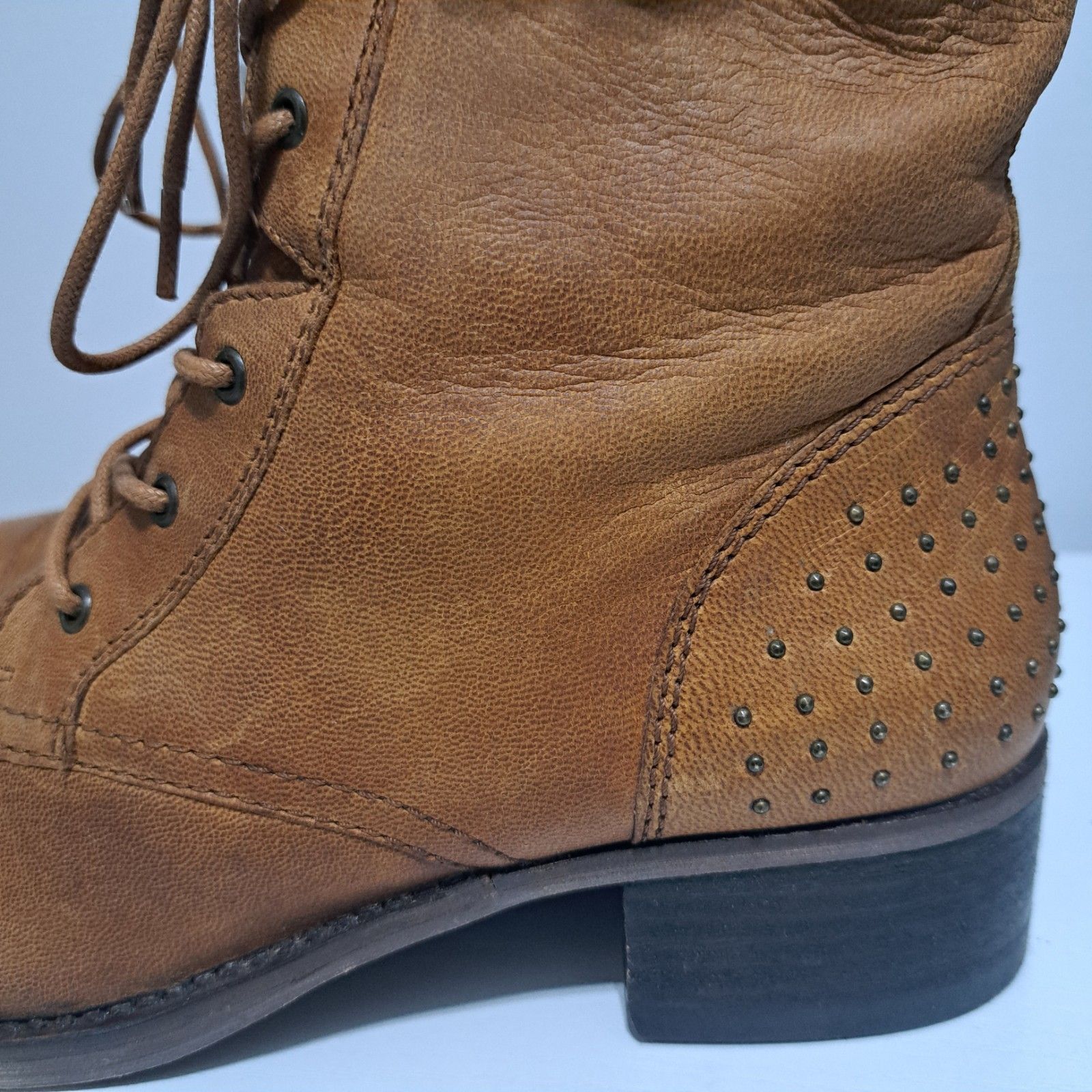 Steve Madden Steve Madden Lace Up Retro Buckle Military Combat Mid Calf B Size US 9 / IT 39 - 7 Thumbnail