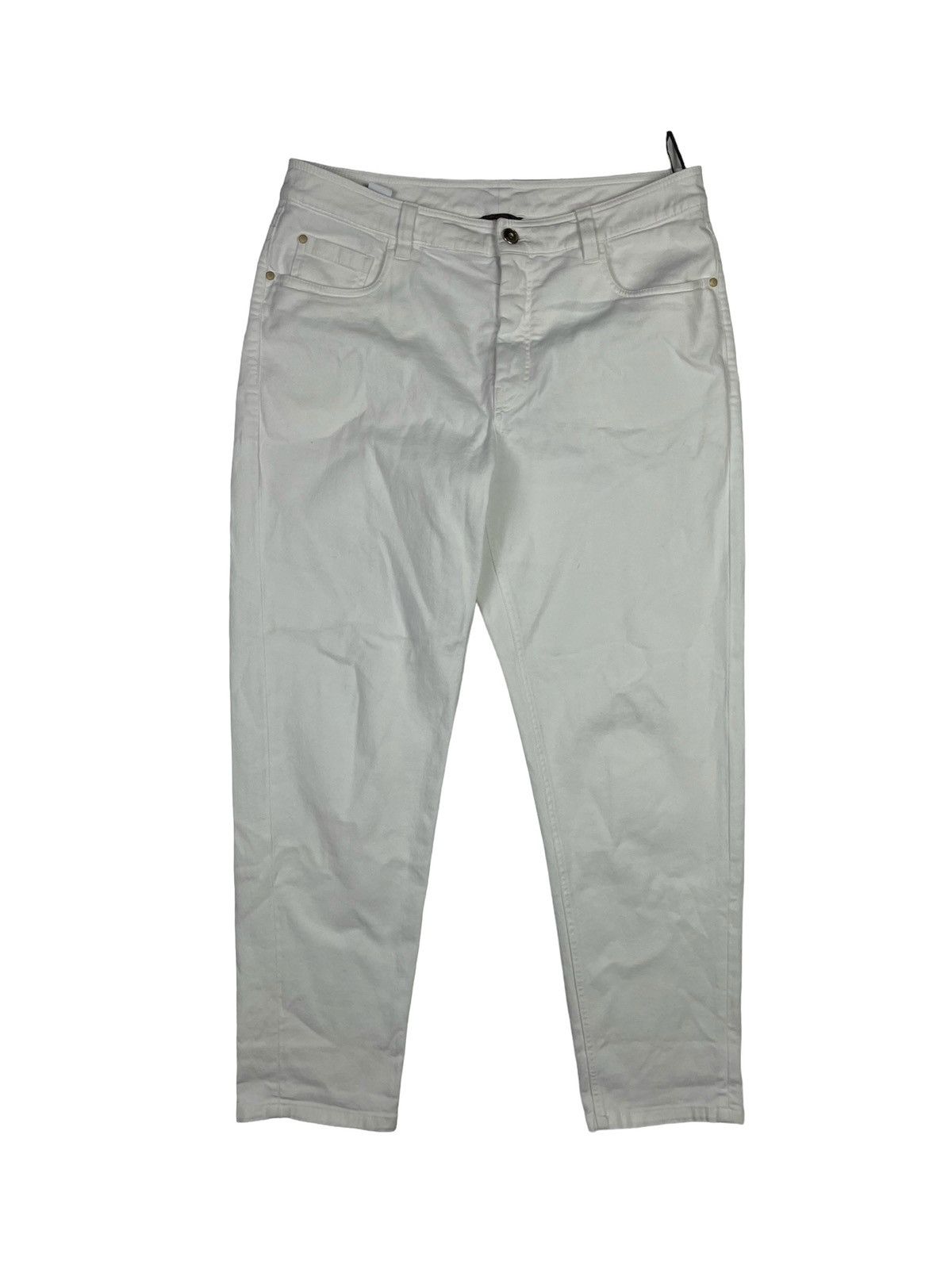 Brunello Cucinelli Brunello Cucinelli Luxury Denim Jeans Made in Italy White Size 32" / US 10 / IT 46 - 1 Thumbnail