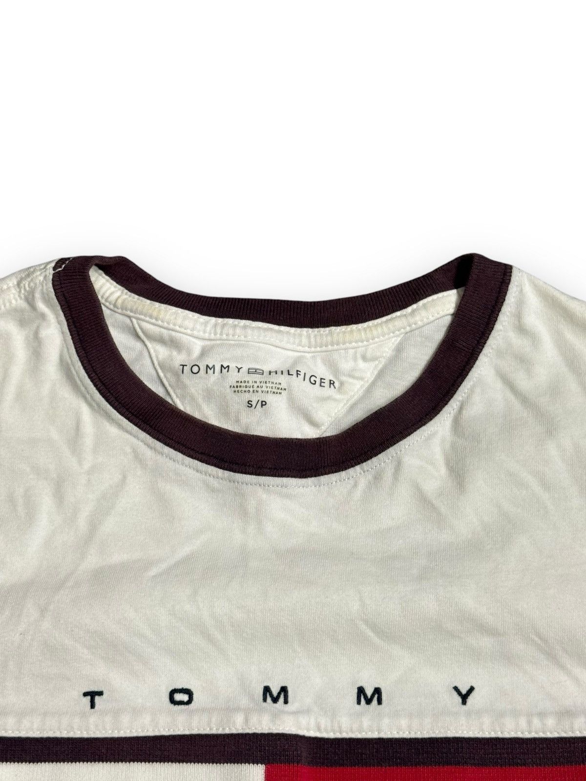 Tommy Hilfiger × Vintage Tommy Hilfiger y2k vtg logo box Tee Size US S / EU 44-46 / 1 - 3 Thumbnail