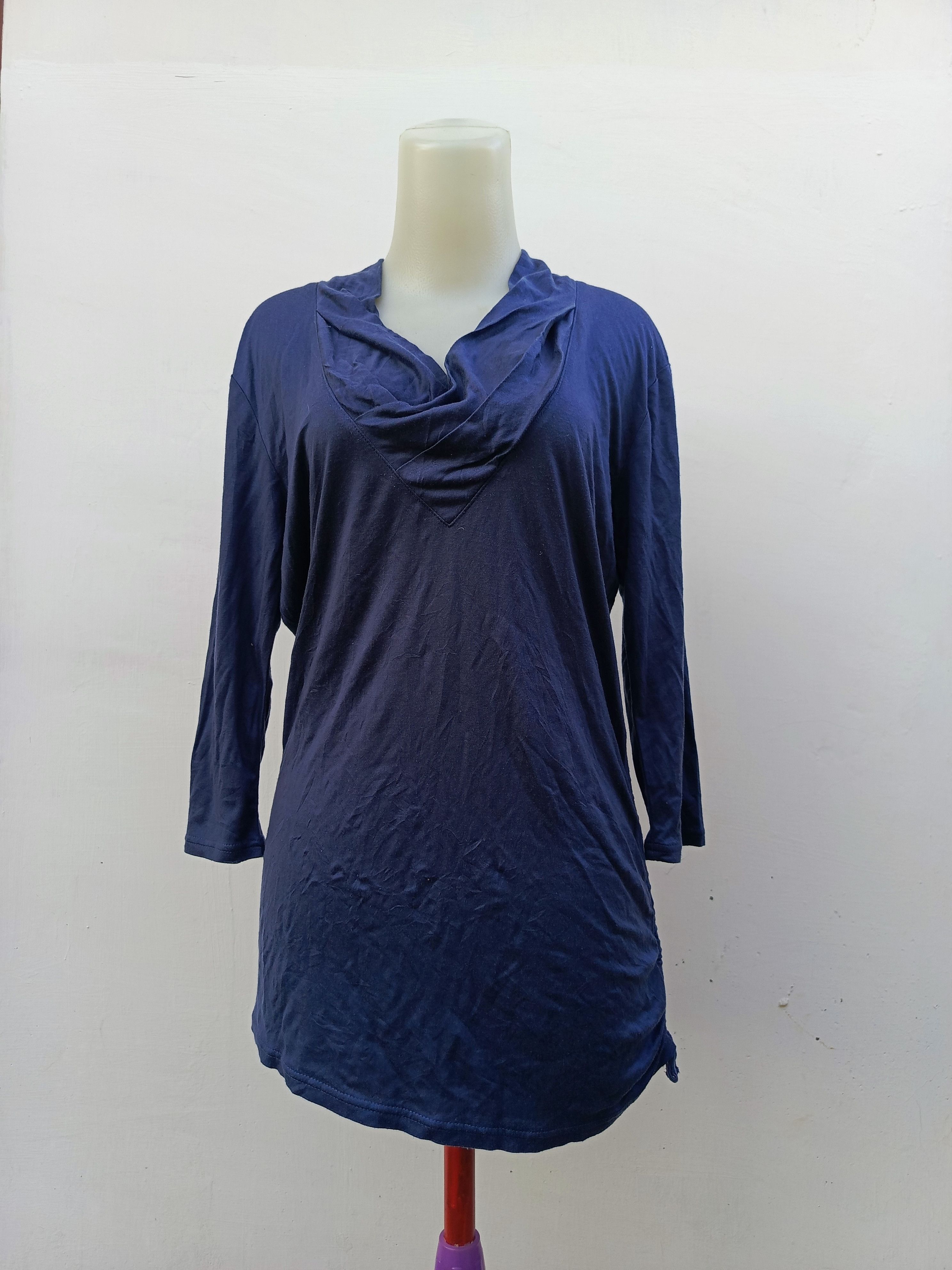 5351 POUR LES FEMMES 5351 Pour Les Hommes Women Cowl Neck Blouse Draped Size M / US 6-8 / IT 42-44 - 1 Thumbnail
