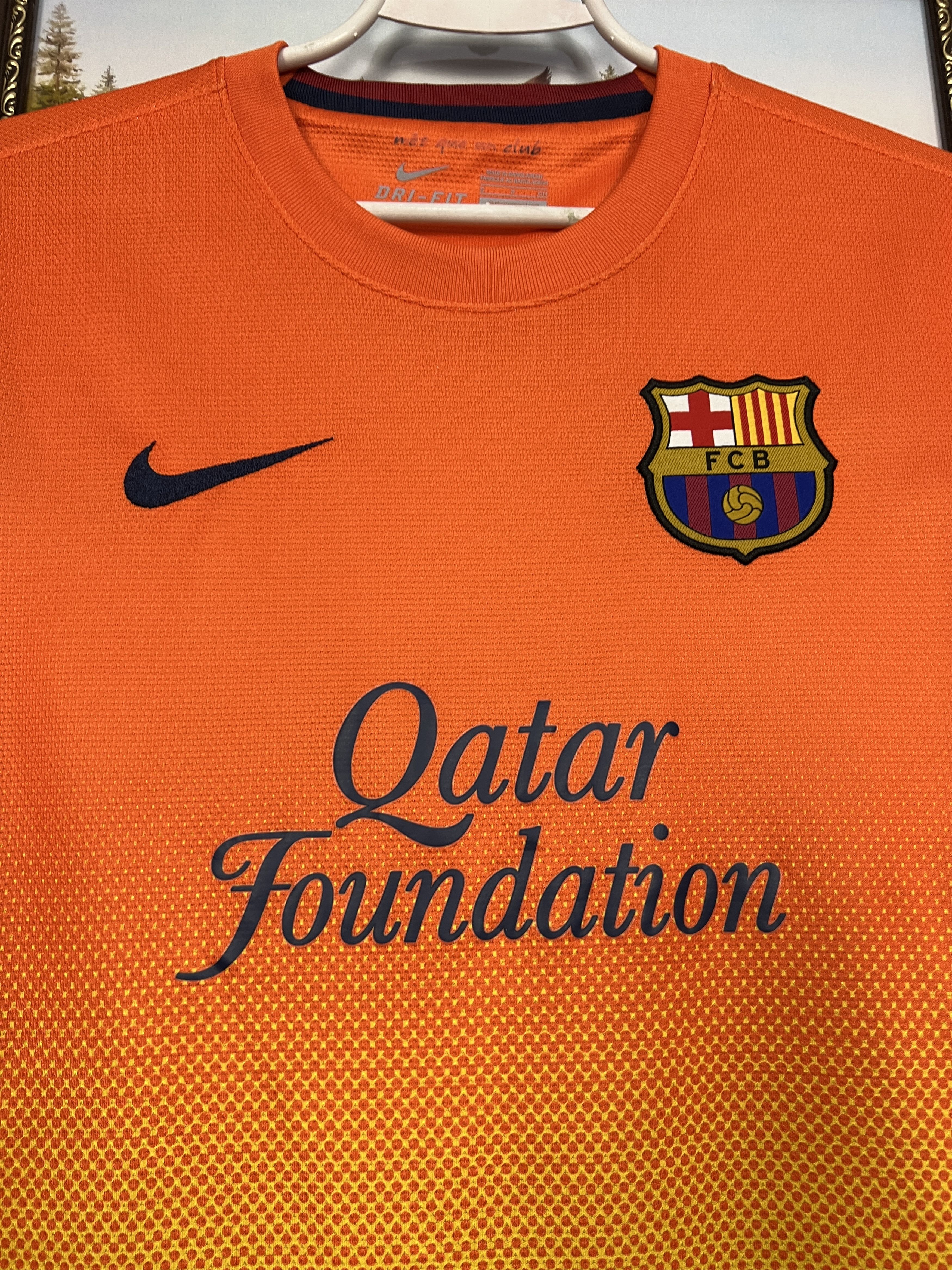 Nike Barcelona football shirt 2012 Soccer Jersey Camiseta Trikot Size US S / EU 44-46 / 1 - 3 Thumbnail