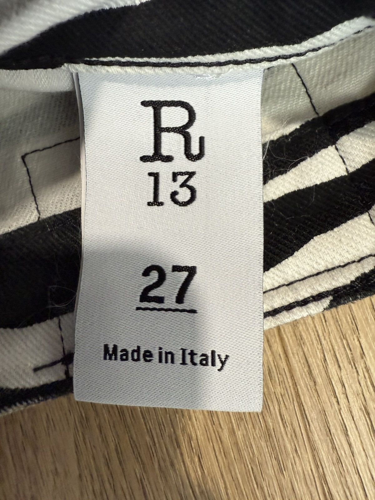 R13 R13 zebra print jeans Size 27" / US 4 / IT 40 - 7 Thumbnail