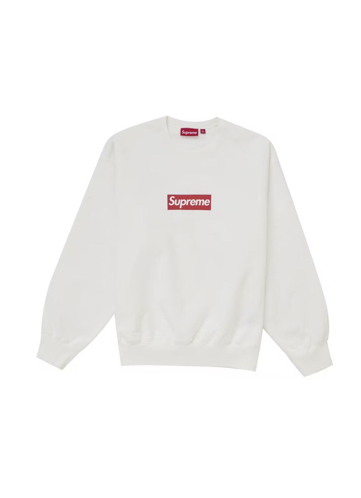 Supreme Supreme Washed Box Logo Crewneck Sz L White SS25 Brand New Size US L / EU 52-54 / 3 - 1 Thumbnail