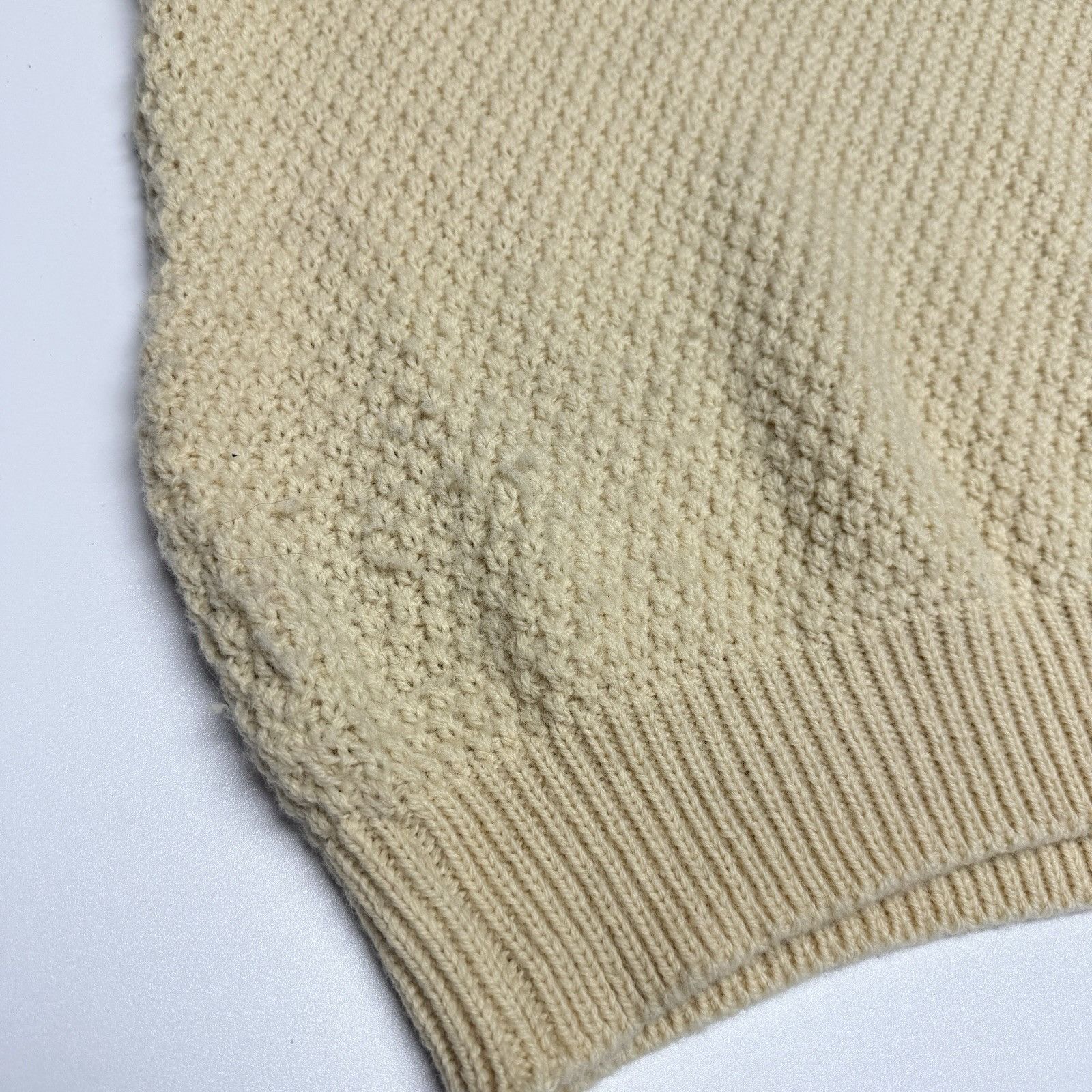 Vintage Moffat Woolens Irish Fisherman Cable Knit Sweater L Cream Size US L / EU 52-54 / 3 - 7 Thumbnail