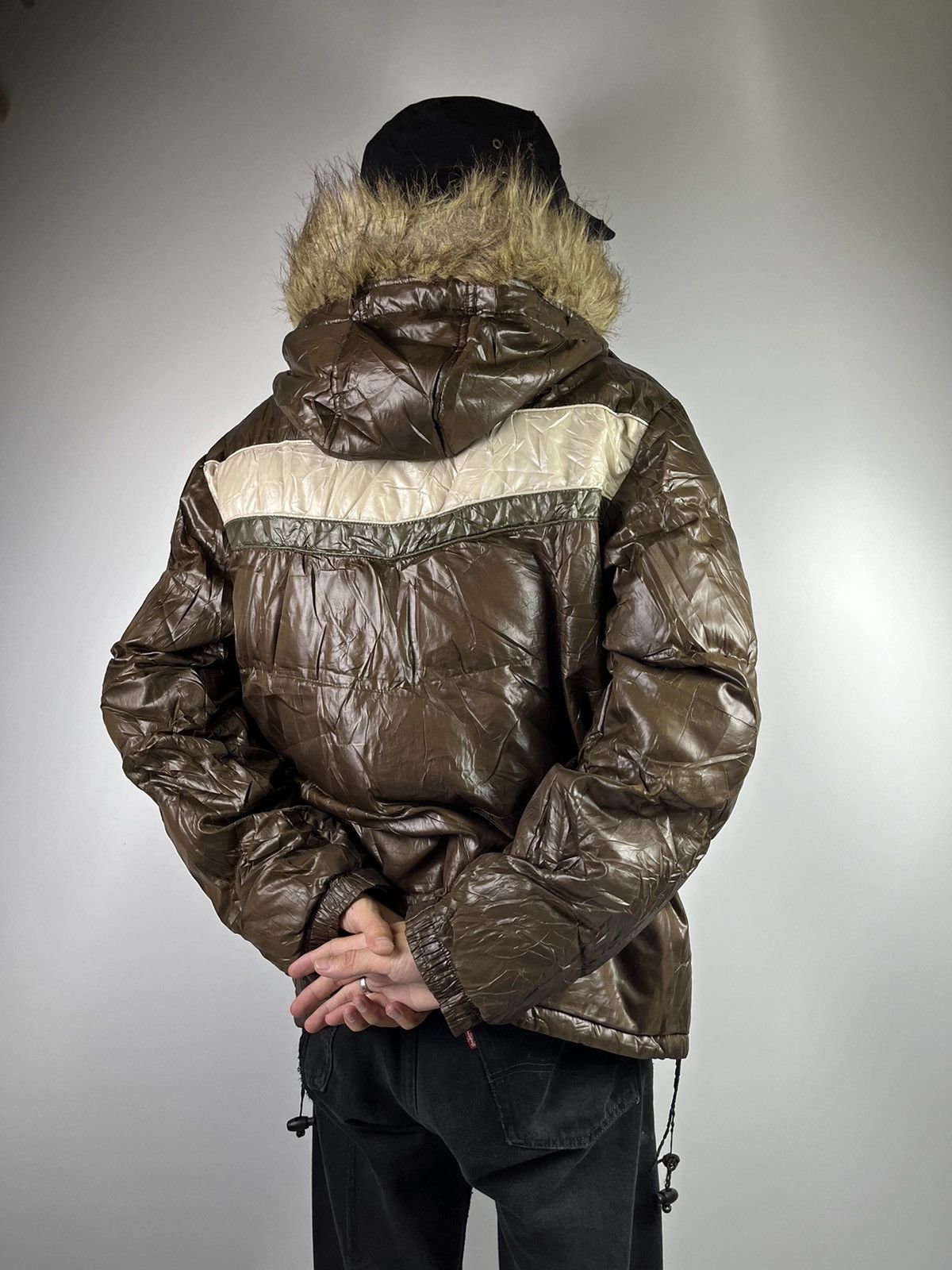 Japanese Brand Fur puffer jacket badboy ifsixwasnine style Size US L / EU 52-54 / 3 - 6 Thumbnail