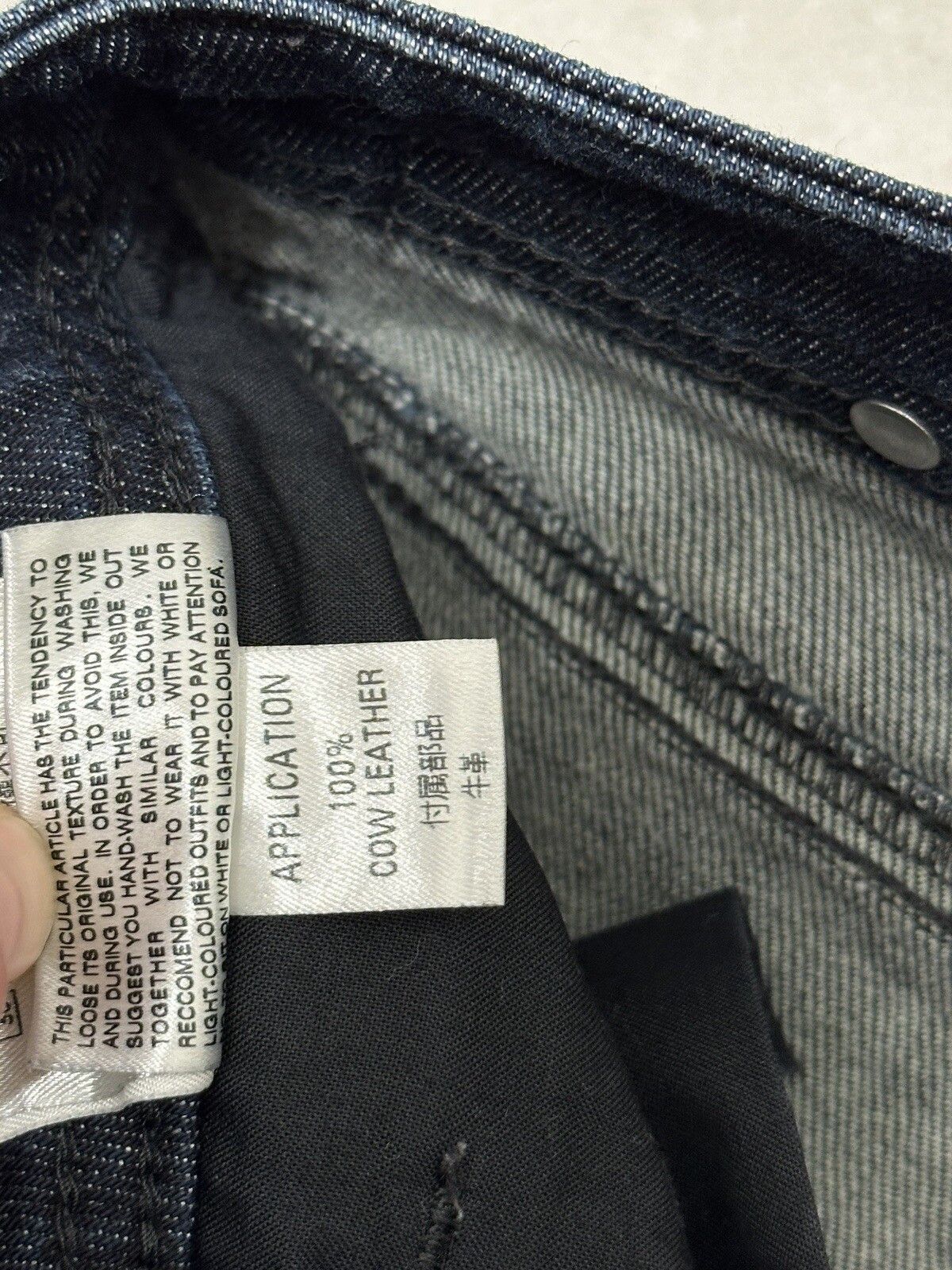 Diesel Vintage Diesel Denim Mini Short Pencil y2k Skirt 2000`s Size 29" - 10 Thumbnail