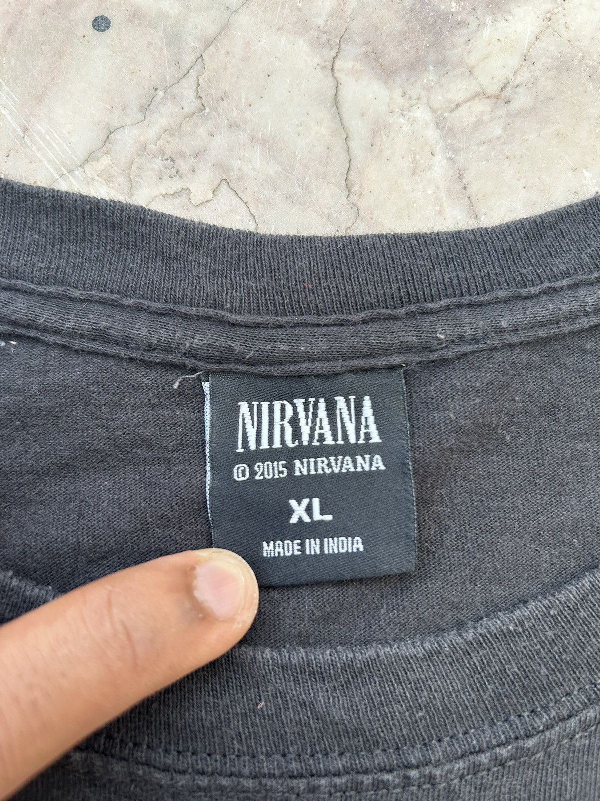 Nirvana Nirvana Kurt Cobain Photo Black Tee Size US M / EU 48-50 / 2 - 3 Thumbnail