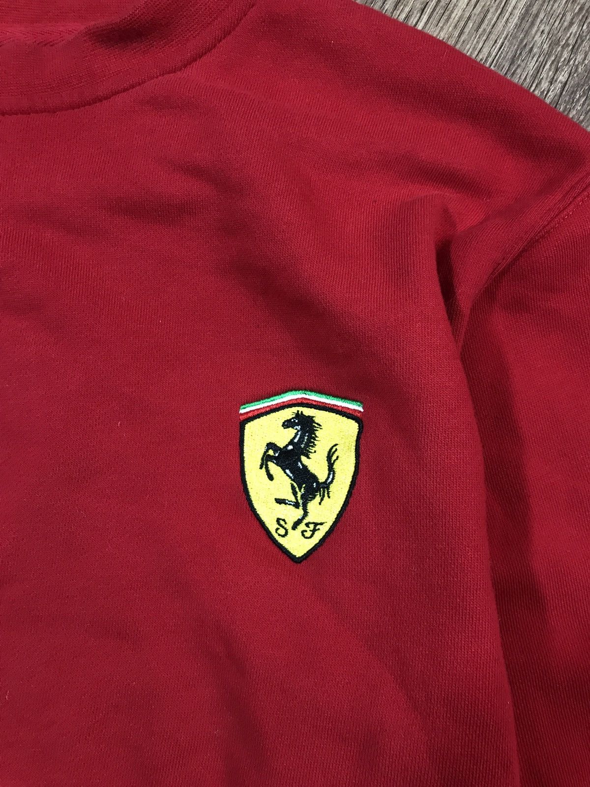Ferrari × Vintage Vintage 2000s Ferrari Red Sweatshirt Size US M / EU 48-50 / 2 - 3 Thumbnail