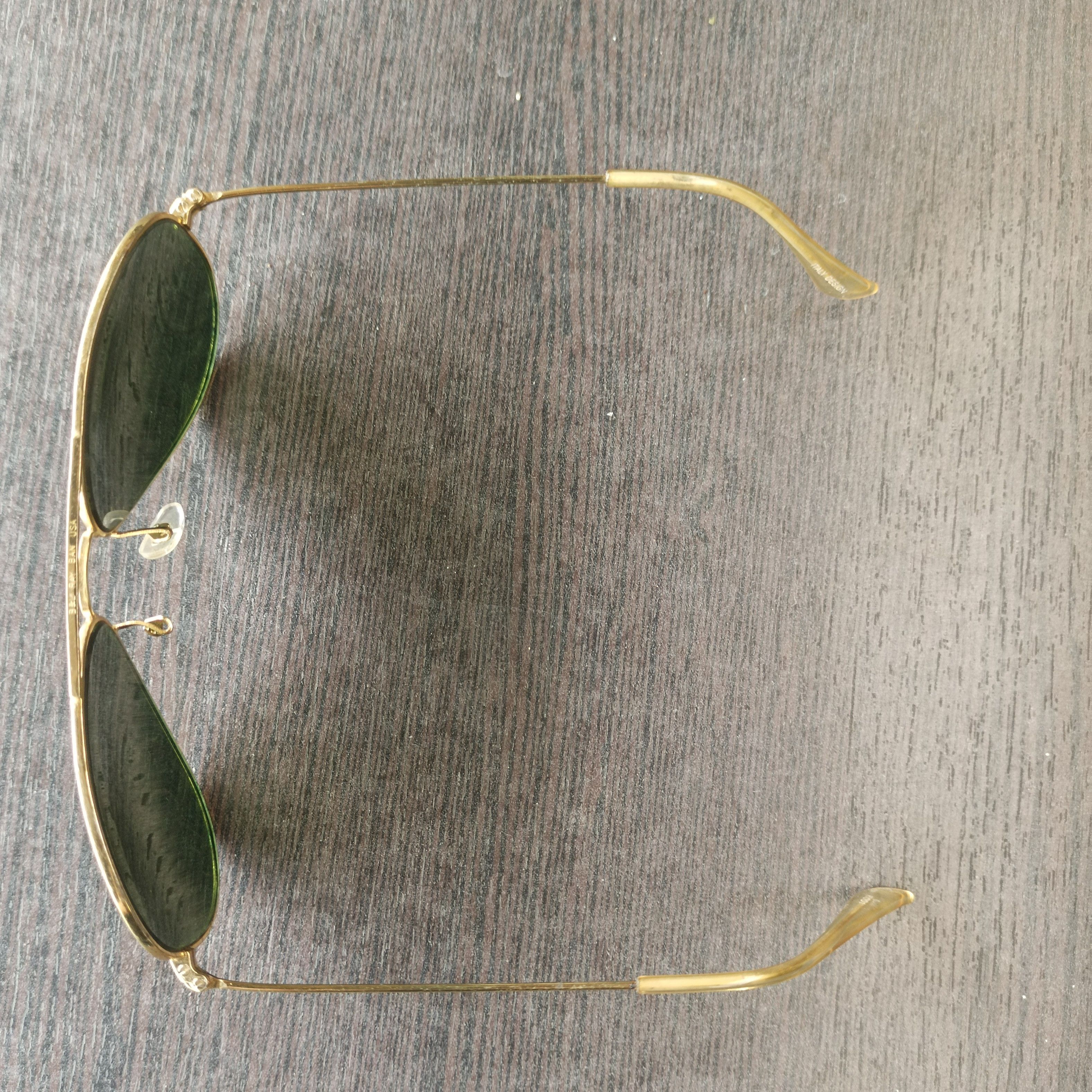 RayBan Vintage B&L RAY-BAN Aviator Gold Sunglasses Size ONE SIZE - 8 Thumbnail