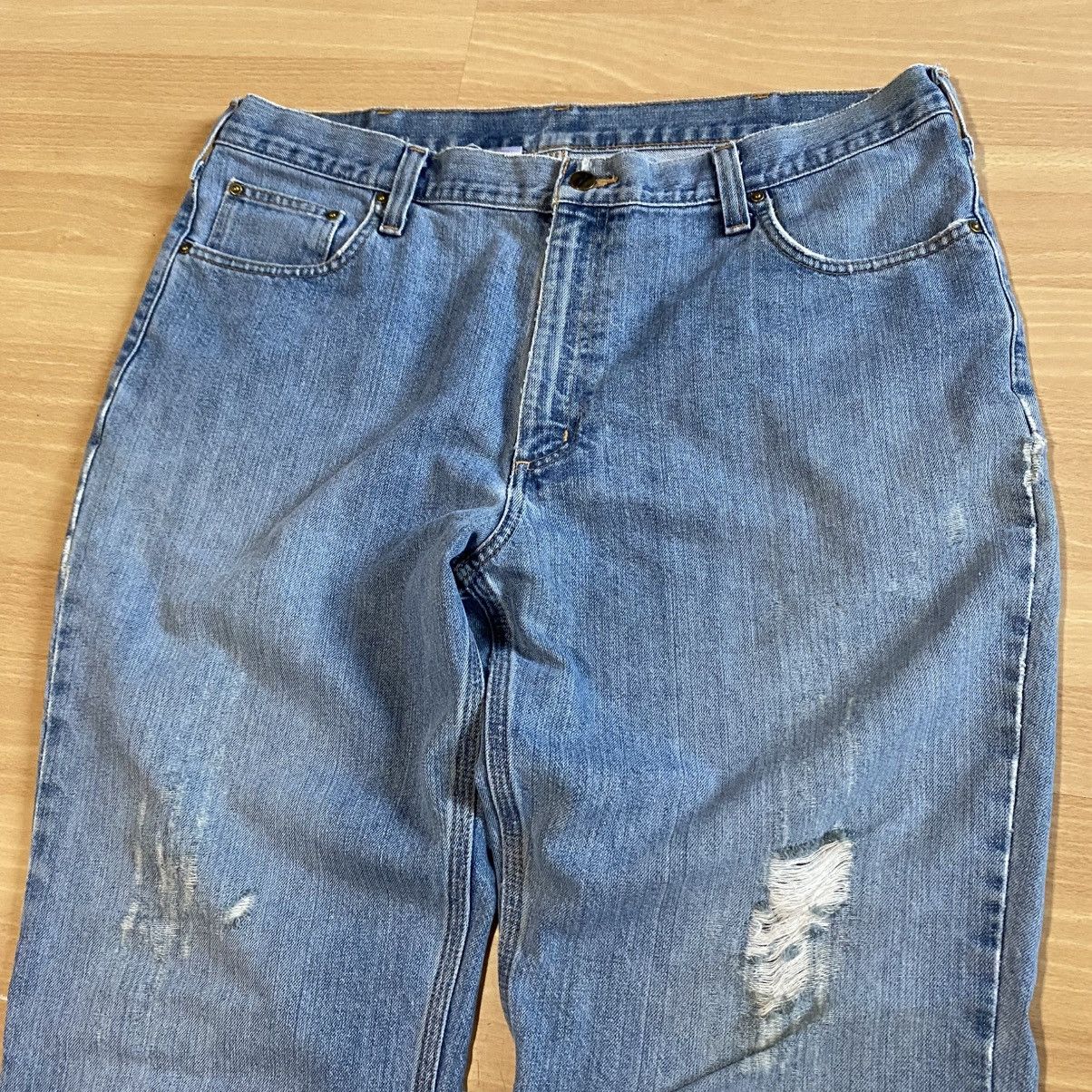 Carhartt Carhartt Jeans Men's 40x32 Blue Relaxed Fit Workwear Size US 40 / EU 56 - 3 Thumbnail