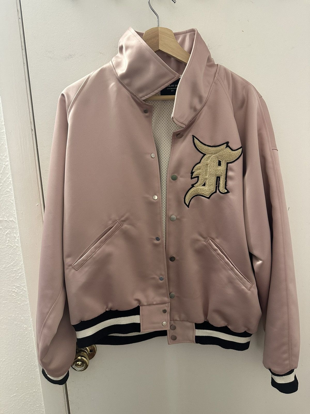 Fear of God Fear Of God Satin Baseball Jacket | Grailed