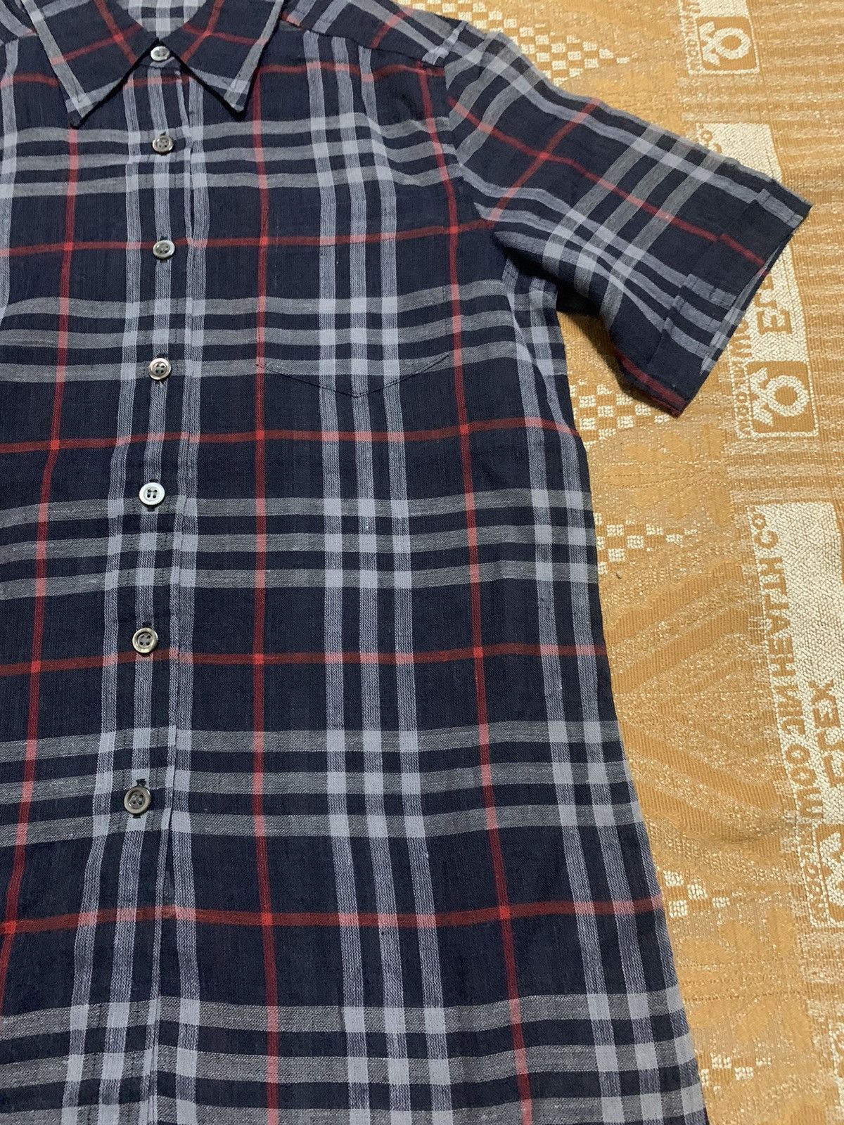 Burberry 90s BURBERRYS NOVACHECK BUTTON UP WOOL Size US XS / EU 42 / 0 - 3 Thumbnail