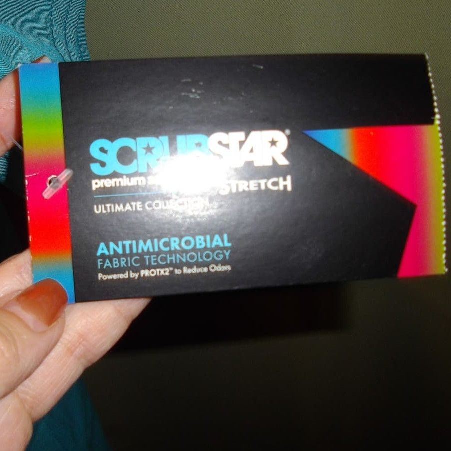 Other NWT Scrubstar Ultimate V-Neck Short Sleeve Scrub Top XL Size XL / US 12-14 / IT 48-50 - 7 Thumbnail