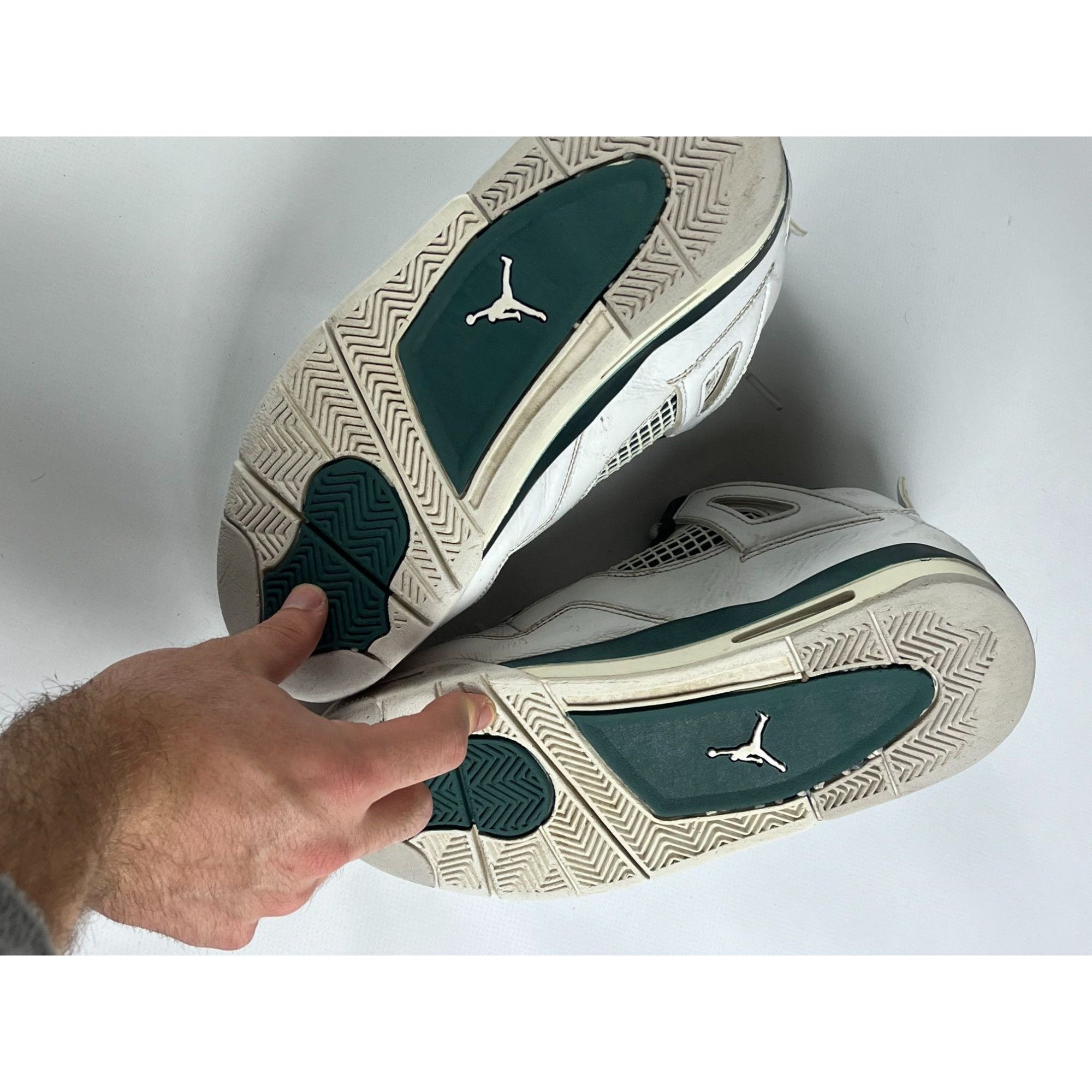 Jordan Brand × Vintage Air Jordan 4 Retro Oxidized Green White Dark Teal Size US 8 / EU 41 - 5 Thumbnail