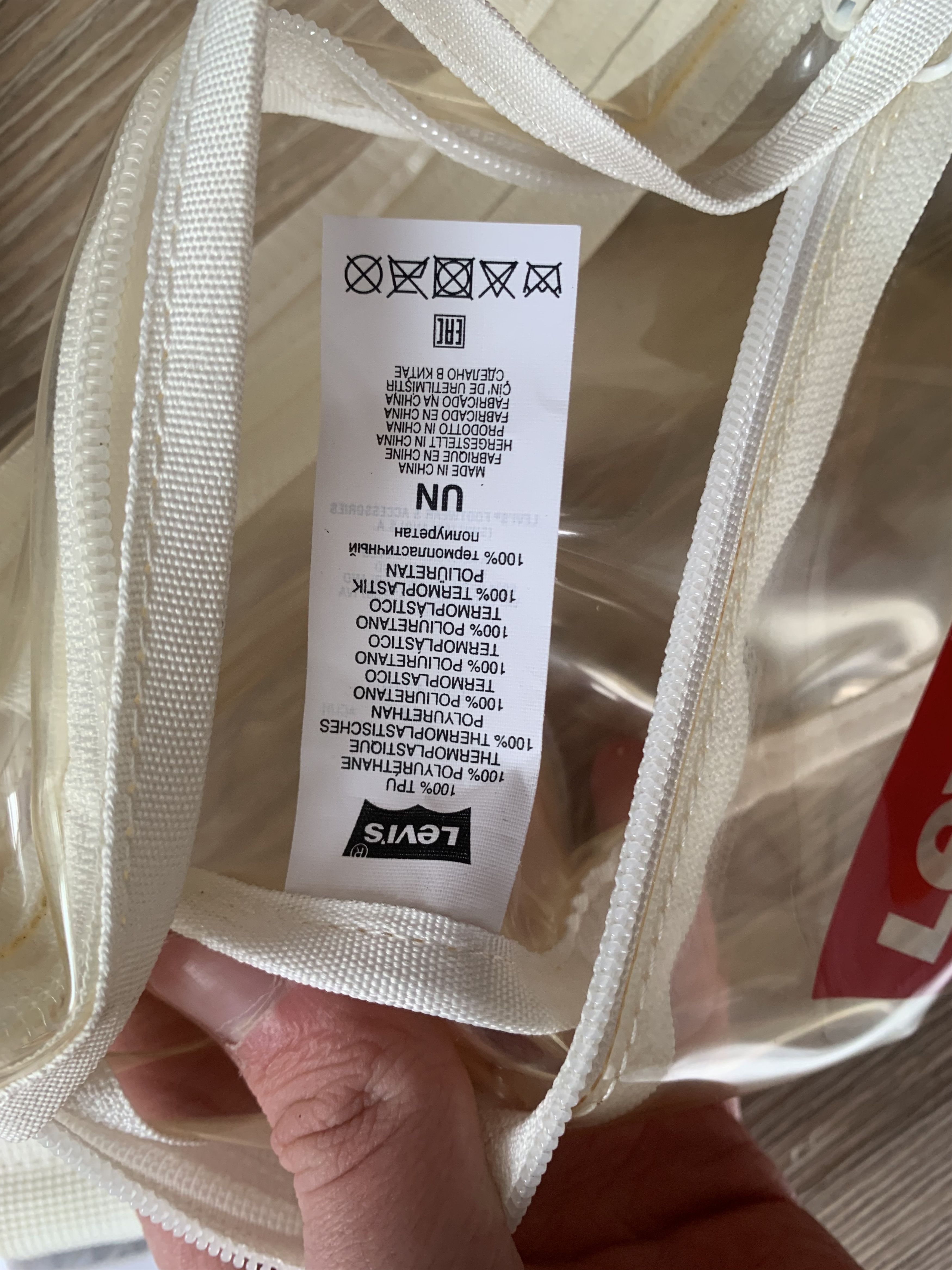 Levi's Levi’s Clear Transparent Fanny Pack Size ONE SIZE - 6 Thumbnail