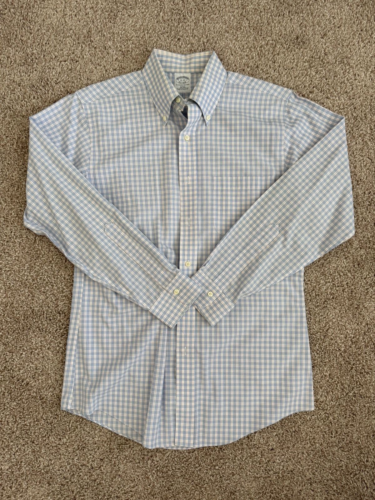 Brooks Brothers Brooks Brothers Polo Dress Shirt Size US M / EU 48-50 / 2 - 1 Thumbnail