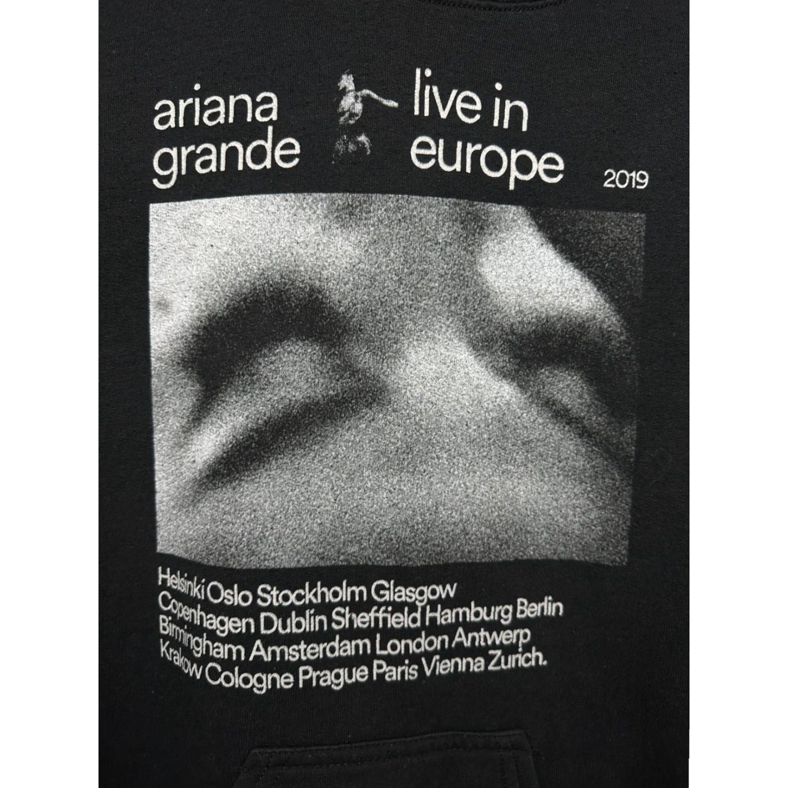 Vintage Ariana Grande Sweetener World Tour Hoodie Women XS-Size S Black Logo Pullover Hooded Cotton Front Size S / US 4 / IT 40 - 3 Thumbnail
